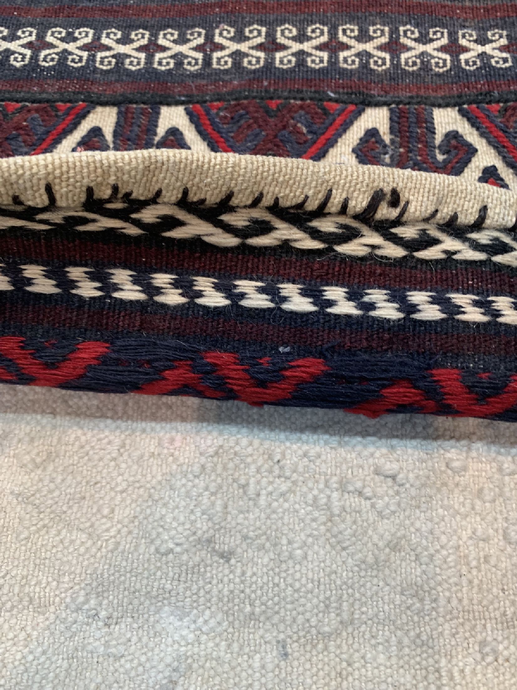 Detail f: 4 Doppeltaschen, Persien/Türkei, um 1940/1950, Wolle auf Wolle, ca. 170 x 75 cm, EHZ: 3