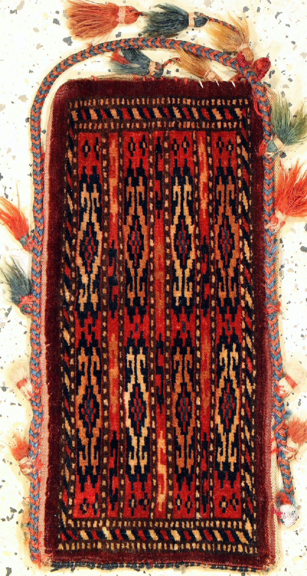 Antike Pfeiltasche, Turkmenistan, um 1900, Wolle auf Wolle, ca. 48 x 24 cm, EHZ: 2