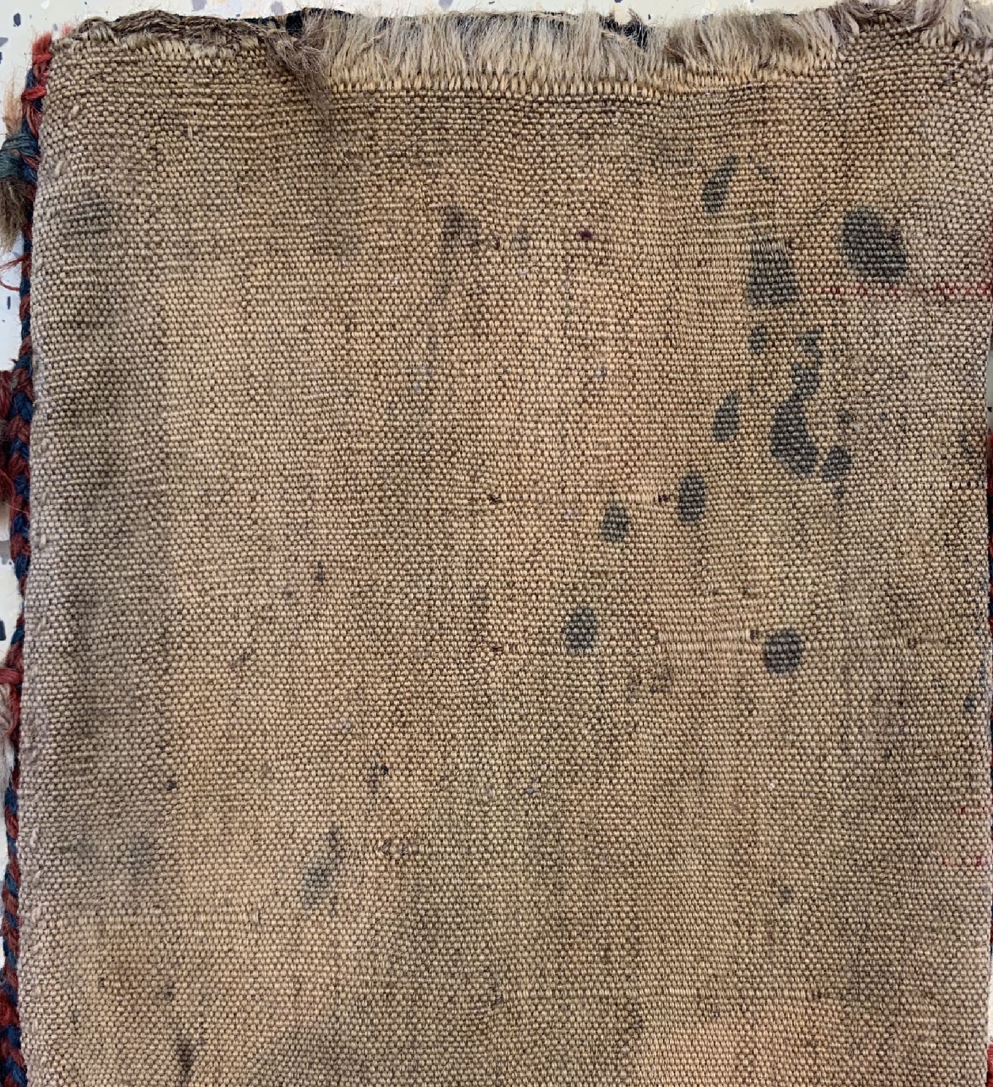 Detail c: Antike Pfeiltasche, Turkmenistan, um 1900, Wolle auf Wolle, ca. 48 x 24 cm, EHZ: 2
