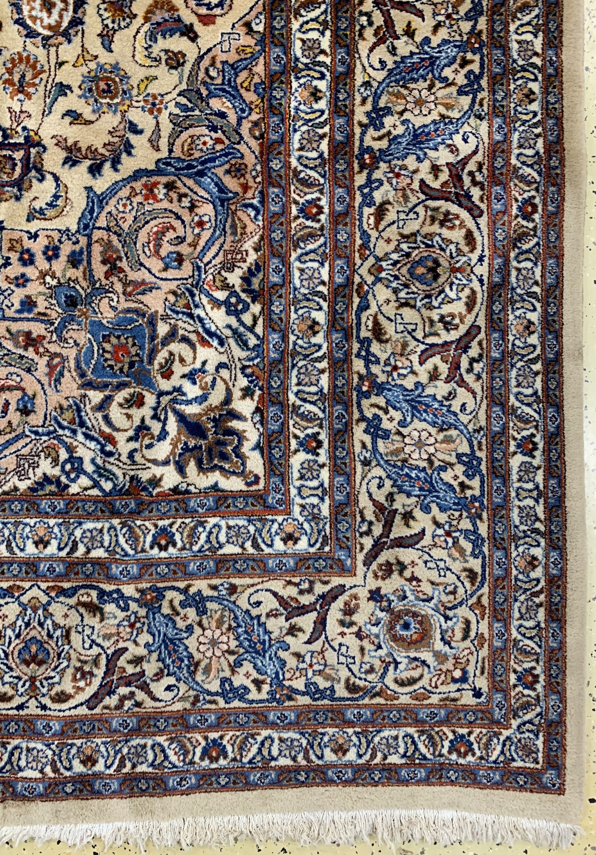 Detail a: Kaschmar fein Persien, signiert(Jousefpour), ca. 50 Jahre, Wolle auf Baumwolle, ca. 345 x 250 cm, EHZ: 1-2
