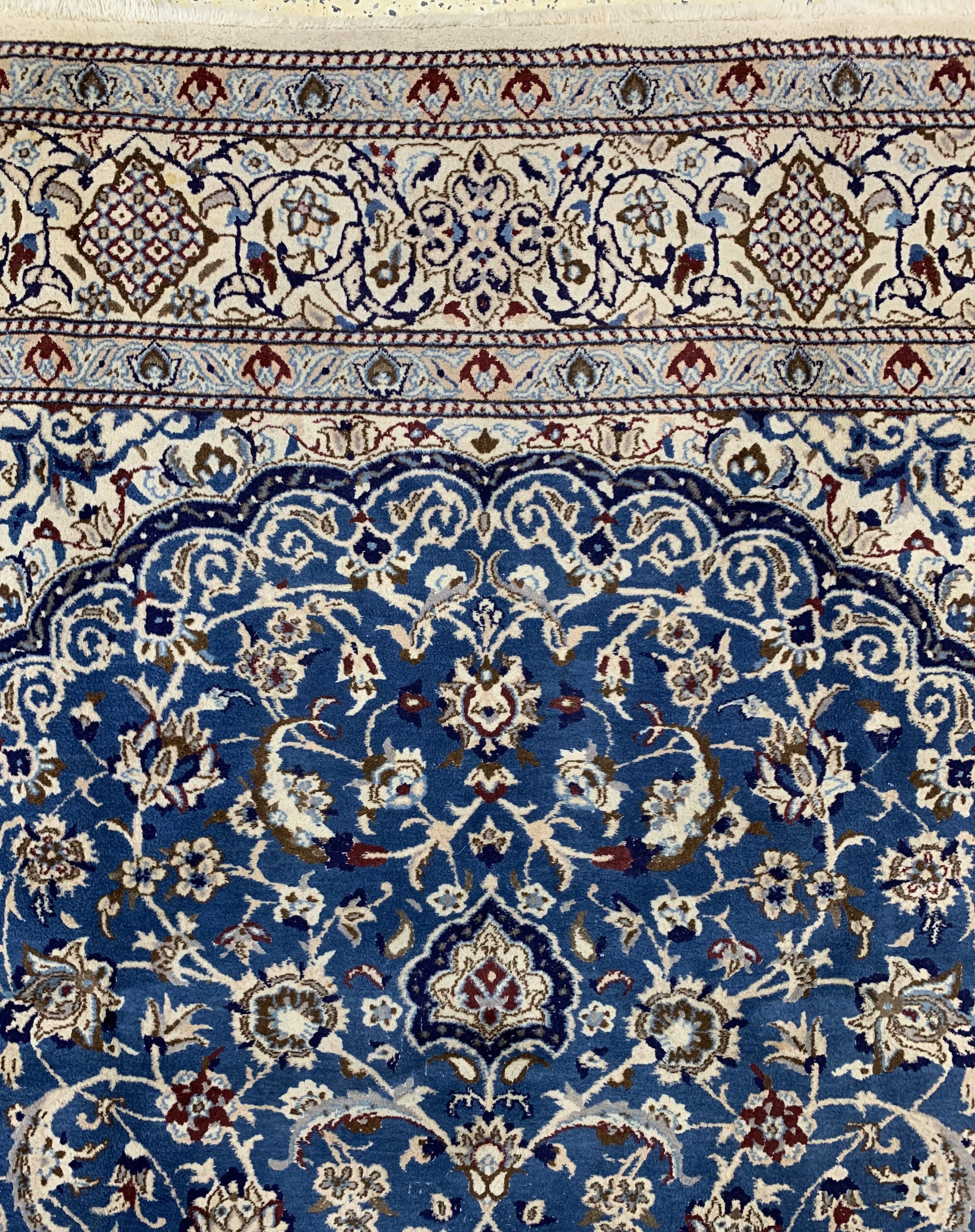 Detail c: Nain, Persien, ca. 40 Jahre, Wolle auf Baumwolle, ca. 353 x 250 cm, EHZ: 1-2