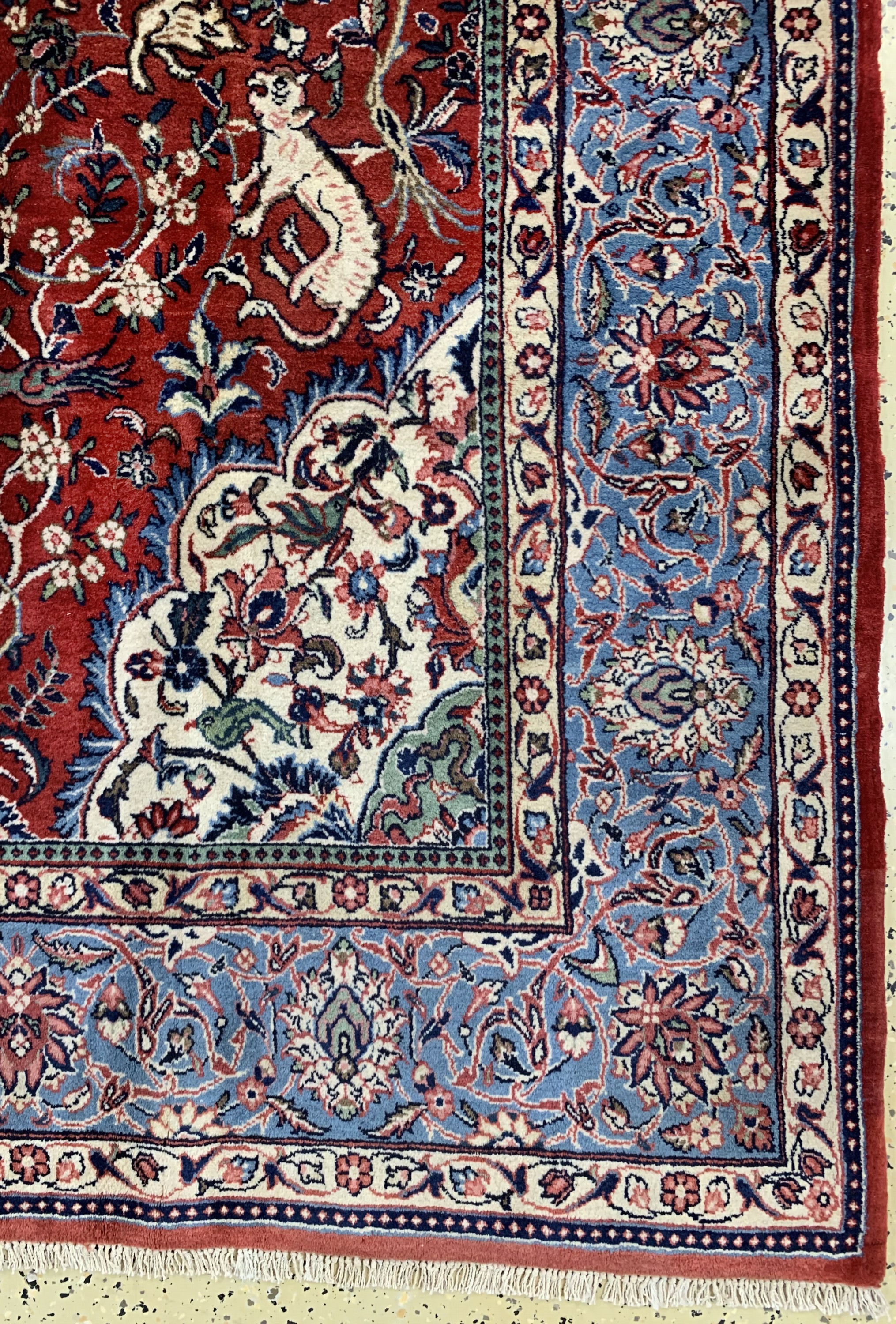 Detail a: Sarogh alt, Persien, um 1960, Wolle auf Baumwolle, ca. 320 x 220 cm, EHZ: 1-2