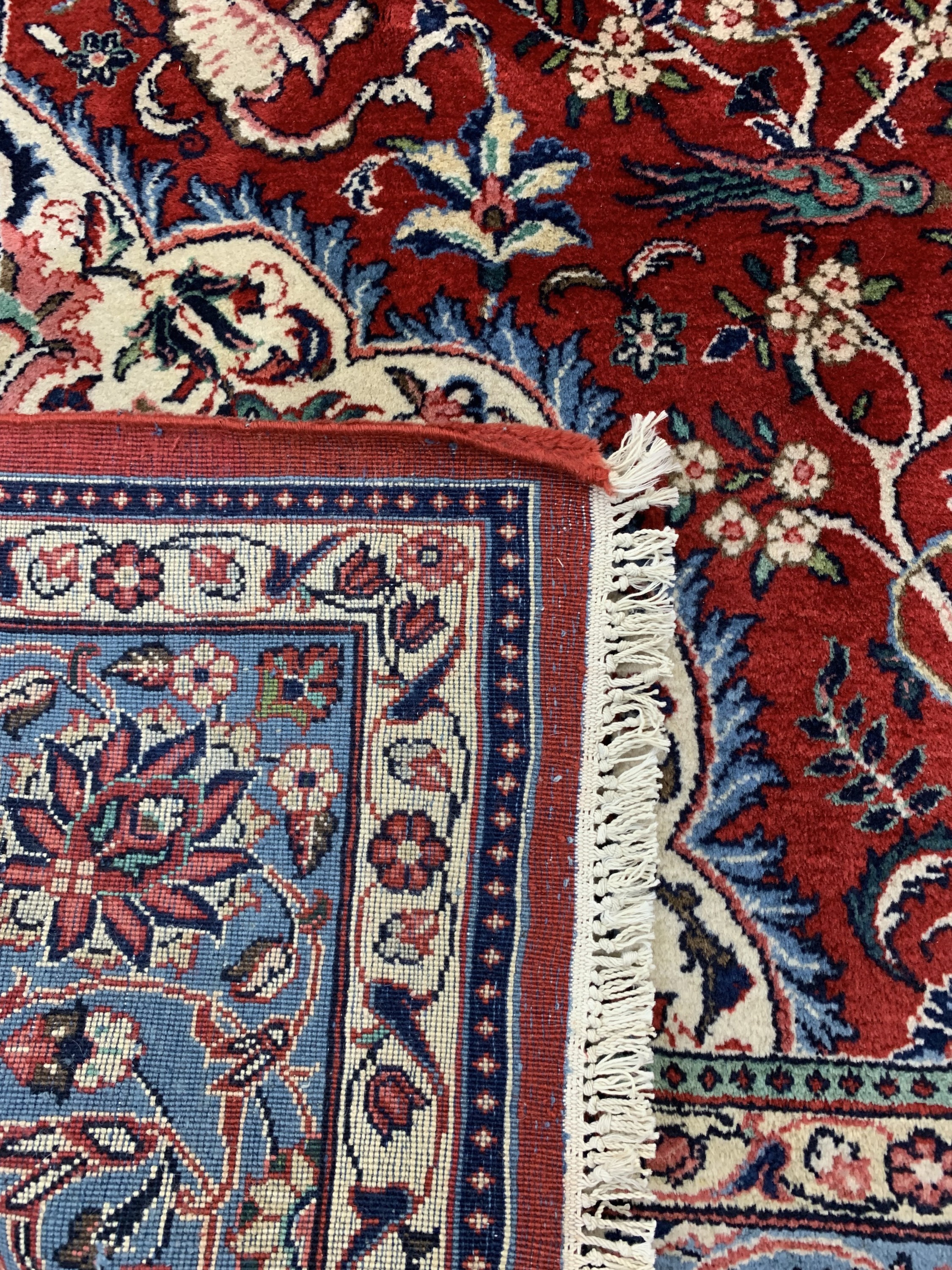 Detail e: Sarogh alt, Persien, um 1960, Wolle auf Baumwolle, ca. 320 x 220 cm, EHZ: 1-2