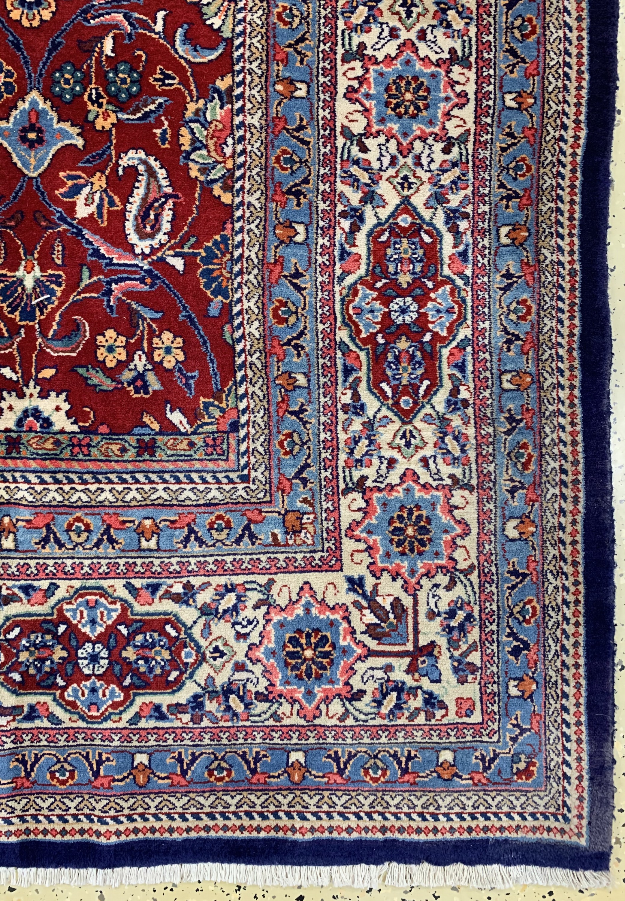 Detail a: Sarogh fein, Persien, ca. 50 Jahre, Wolle auf Baumwolle, ca. 322 x 240 cm, gereinigt, EHZ: 1-2