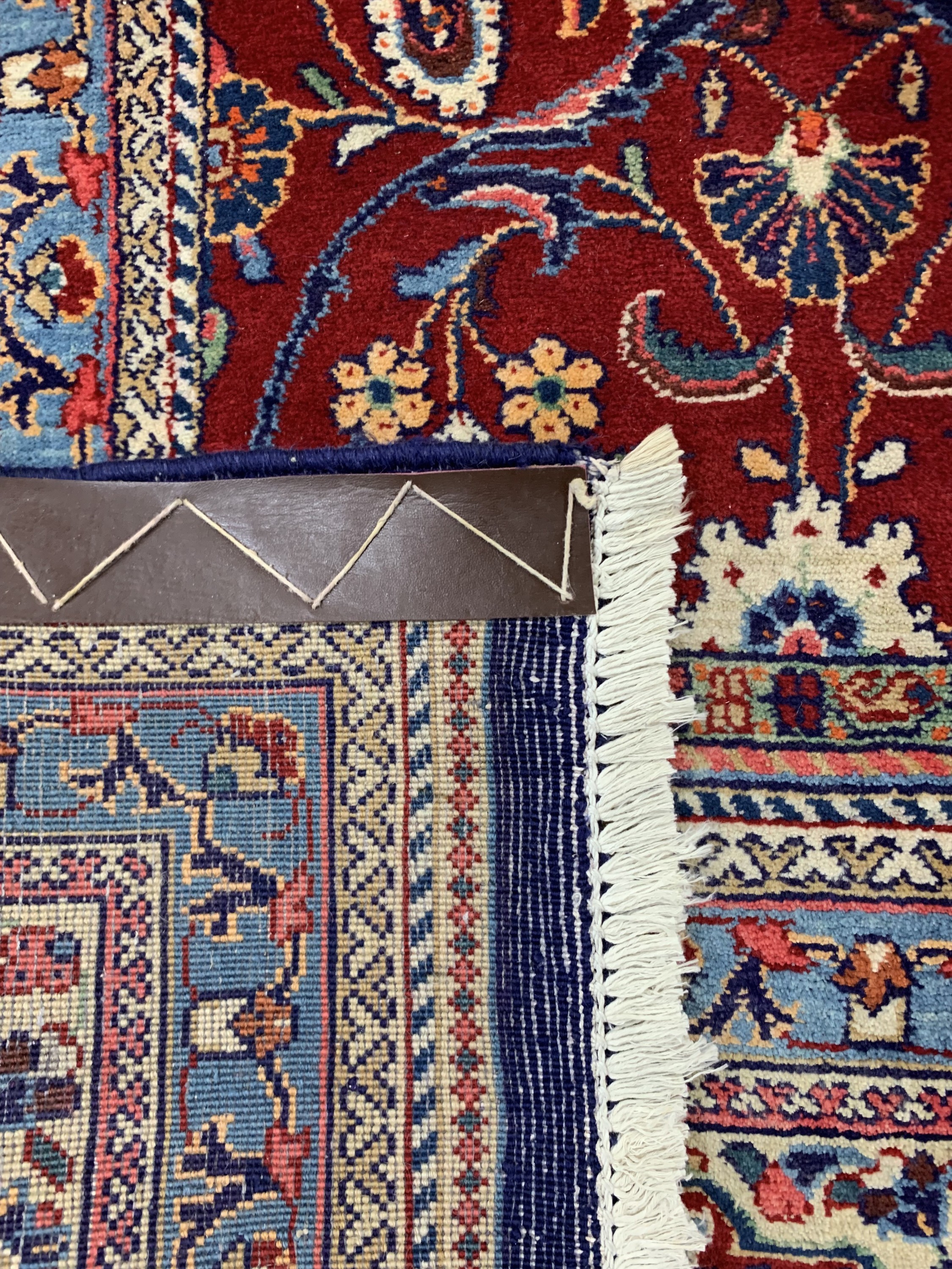 Detail e: Sarogh fein, Persien, ca. 50 Jahre, Wolle auf Baumwolle, ca. 322 x 240 cm, gereinigt, EHZ: 1-2
