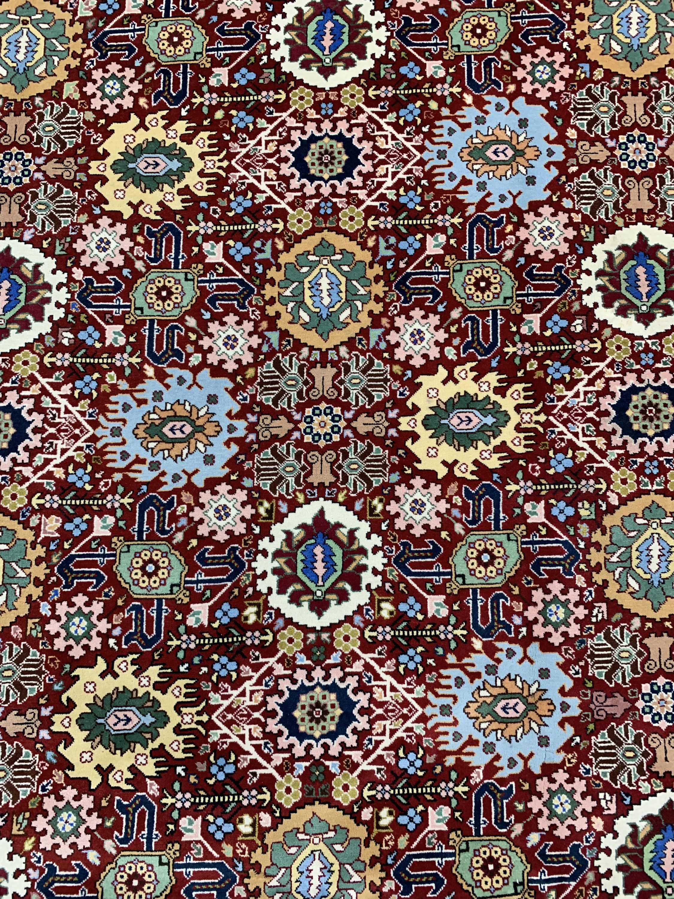 Detail b: Herat, Afghanistan, ca. 40 Jahre, Wolle aufBaumwolle, ca. 300 x 197 cm, gereinigt, EHZ: 1-2