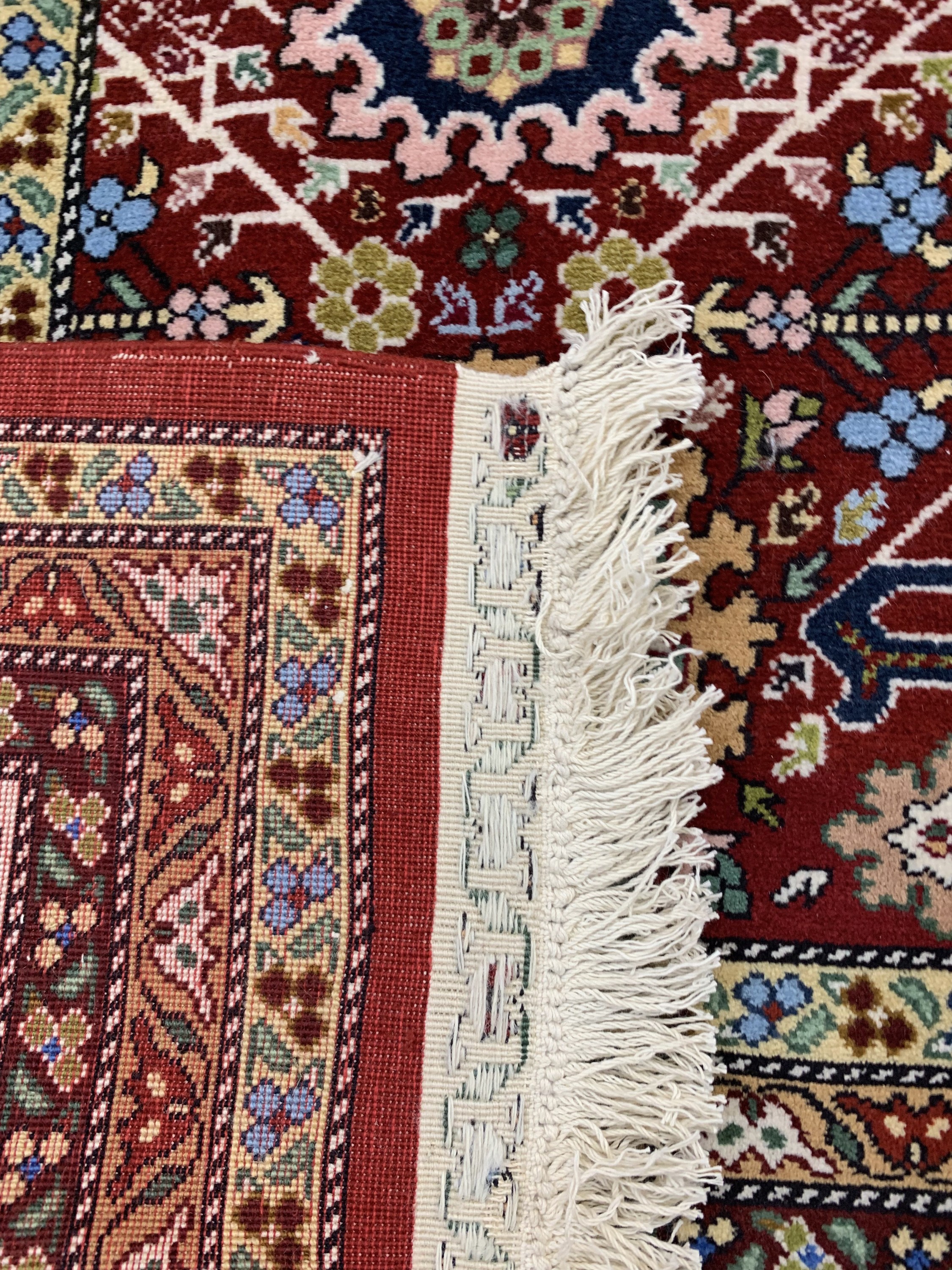Detail e: Herat, Afghanistan, ca. 40 Jahre, Wolle aufBaumwolle, ca. 300 x 197 cm, gereinigt, EHZ: 1-2
