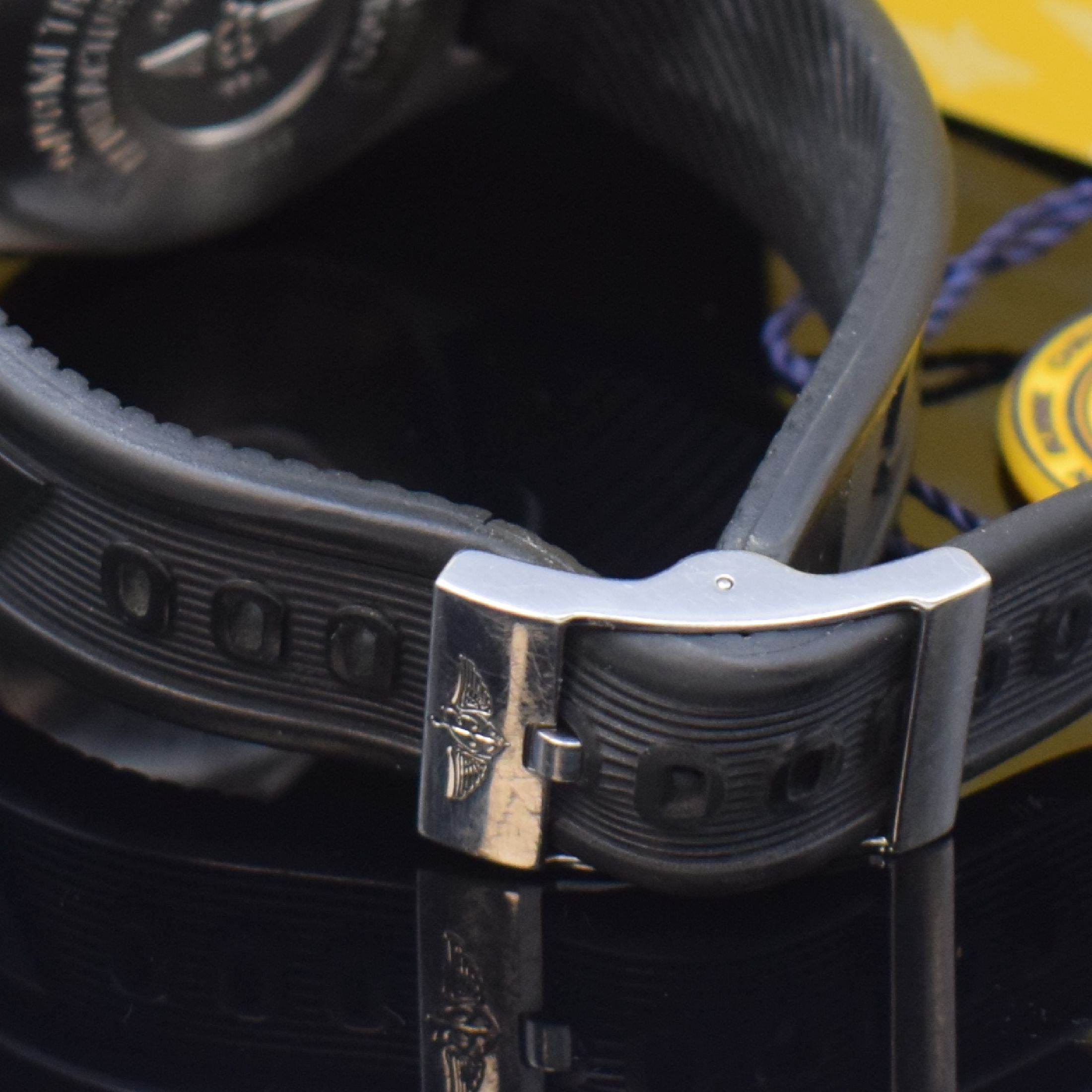 Detail b: BREITLING Herrenarmbanduhr Modell Superocean Professional Referenz A17345, Automatik, Chronometer in Edelstahl inkl. orig. Kautschukband m. orig. ...