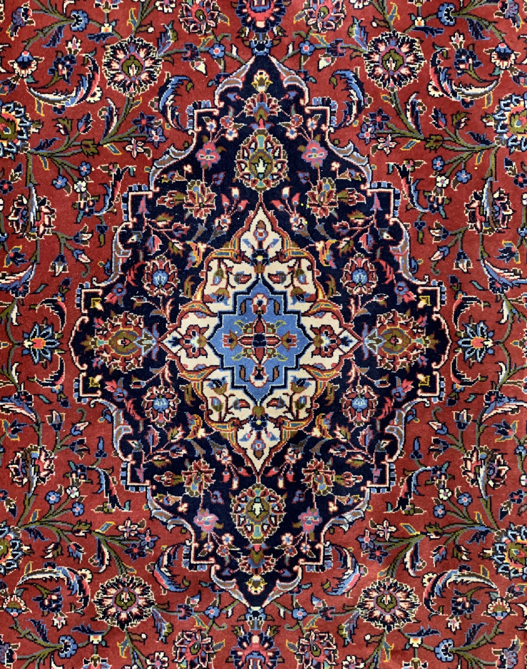 Detail c: Keschan Kork fein, Persien, ca. 40 Jahre, Korkwolle auf Baumwolle, ca. 316 x 207 cm, EHZ: 1-2