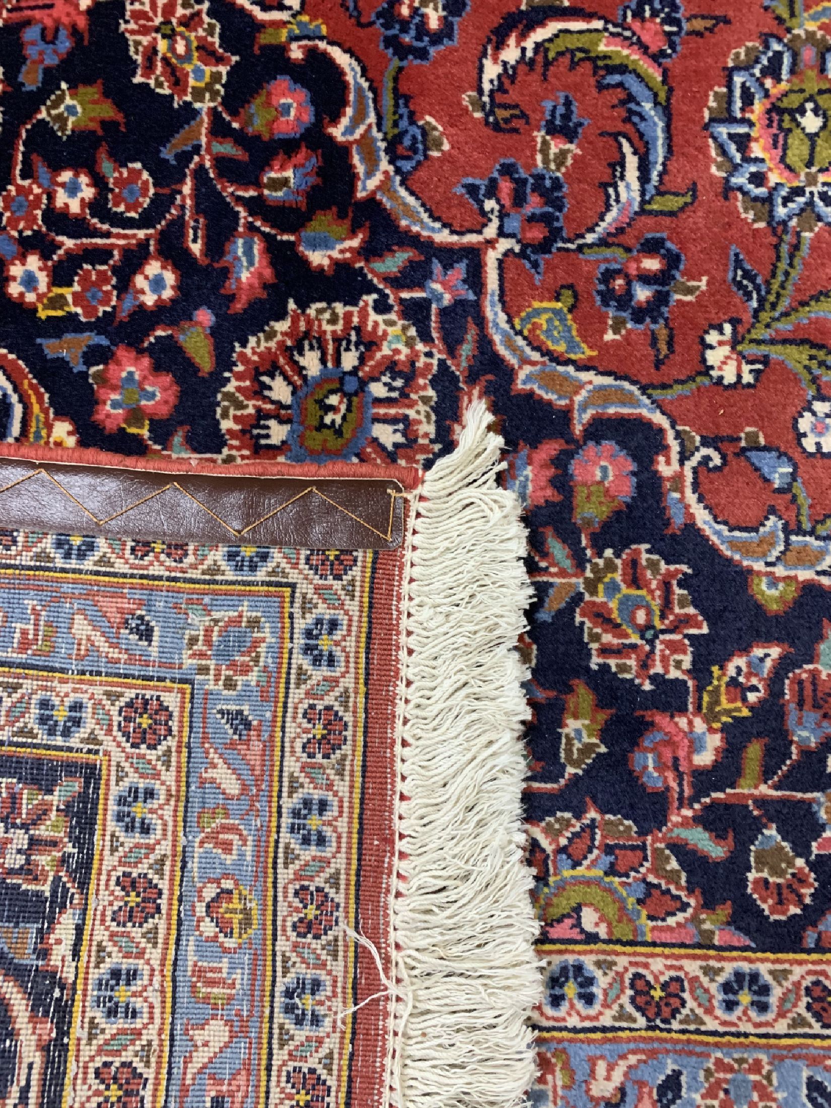 Detail e: Keschan Kork fein, Persien, ca. 40 Jahre, Korkwolle auf Baumwolle, ca. 316 x 207 cm, EHZ: 1-2