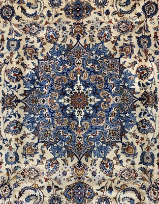26700639b - Kashmar fine Persia, signed (Jousefpour), approx. 50 years, wool on cotton, approx. 345 x 250 cm, condition: 1-2. Rugs, Carpets & Flatweaves