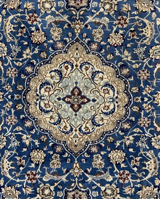 26700641b - Nain, Persia, approx. 40 years, wool on cotton, approx. 353 x 250 cm, condition: 1-2. Rugs, Carpets & Flatweaves