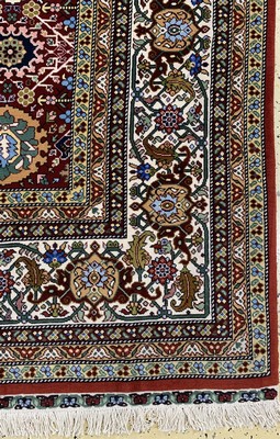 26700648a - Herat, Afghanistan, approx. 40 years, wool on cotton, approx. 300 x 197 cm, cleaned, condition: 1-2. Rugs, Carpets & Flatweaves