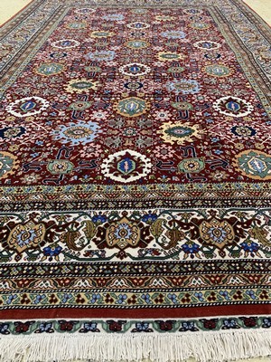 26700648d - Herat, Afghanistan, approx. 40 years, wool on cotton, approx. 300 x 197 cm, cleaned, condition: 1-2. Rugs, Carpets & Flatweaves