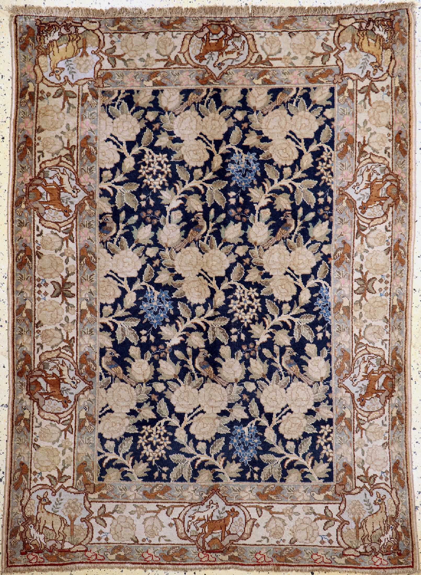 Täbriz antik, Persien, um 1900, Wolle auf Baumwolle, ca. 185 x 140 cm, EHZ: 2-3