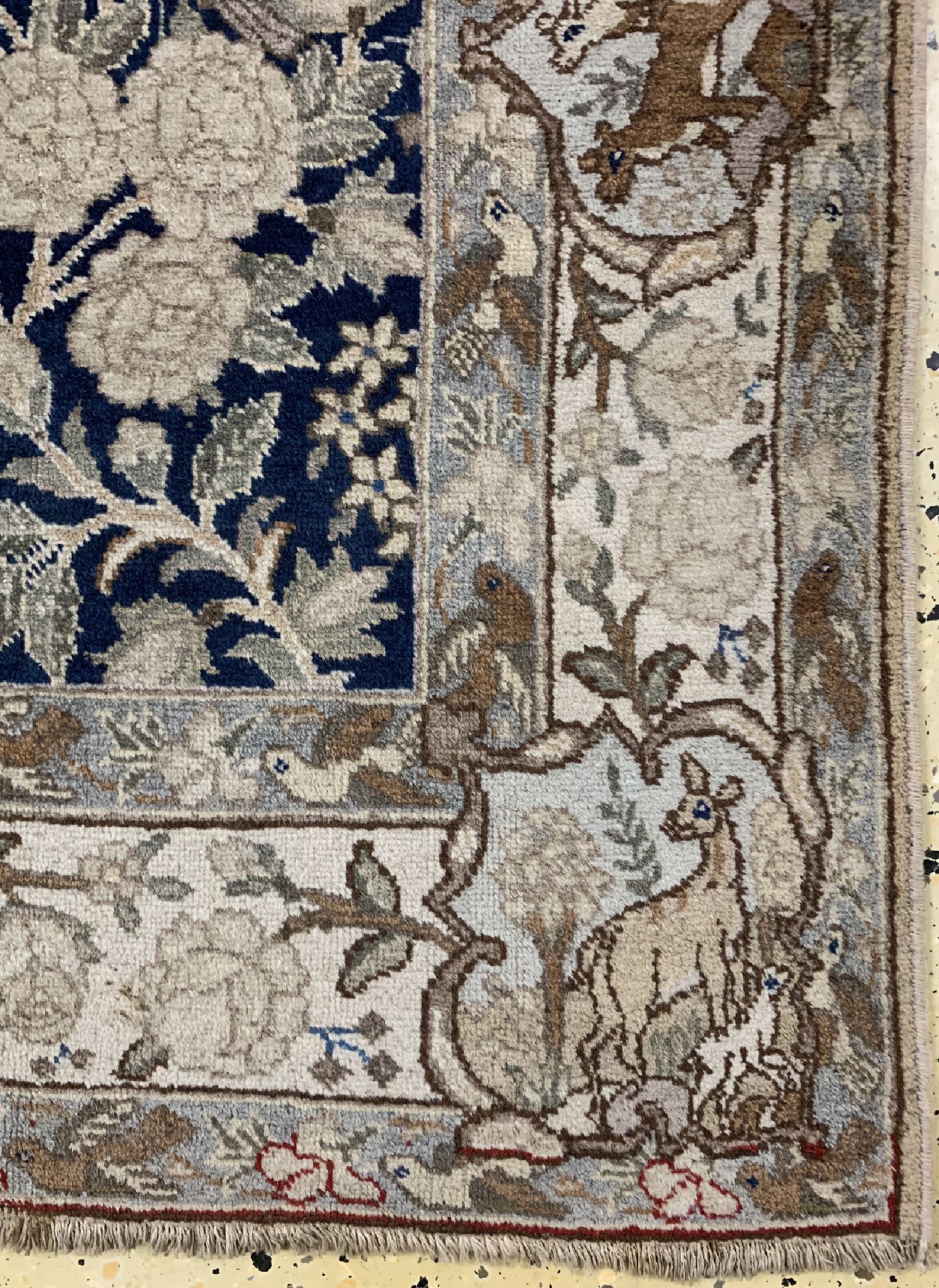 Detail a: Täbriz antik, Persien, um 1900, Wolle auf Baumwolle, ca. 185 x 140 cm, EHZ: 2-3