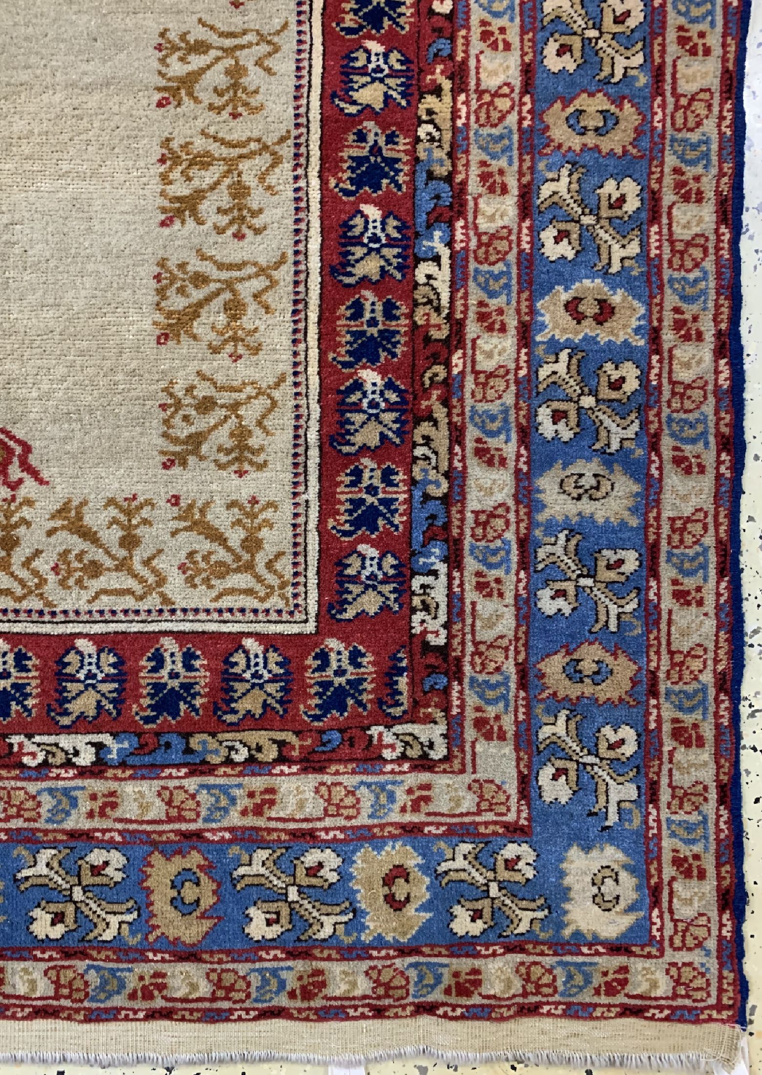 Detail a: Giordes alt, Türkei, um 1950, Wolle auf Wolle, ca. 175 x 125 cm, EHZ: 2
