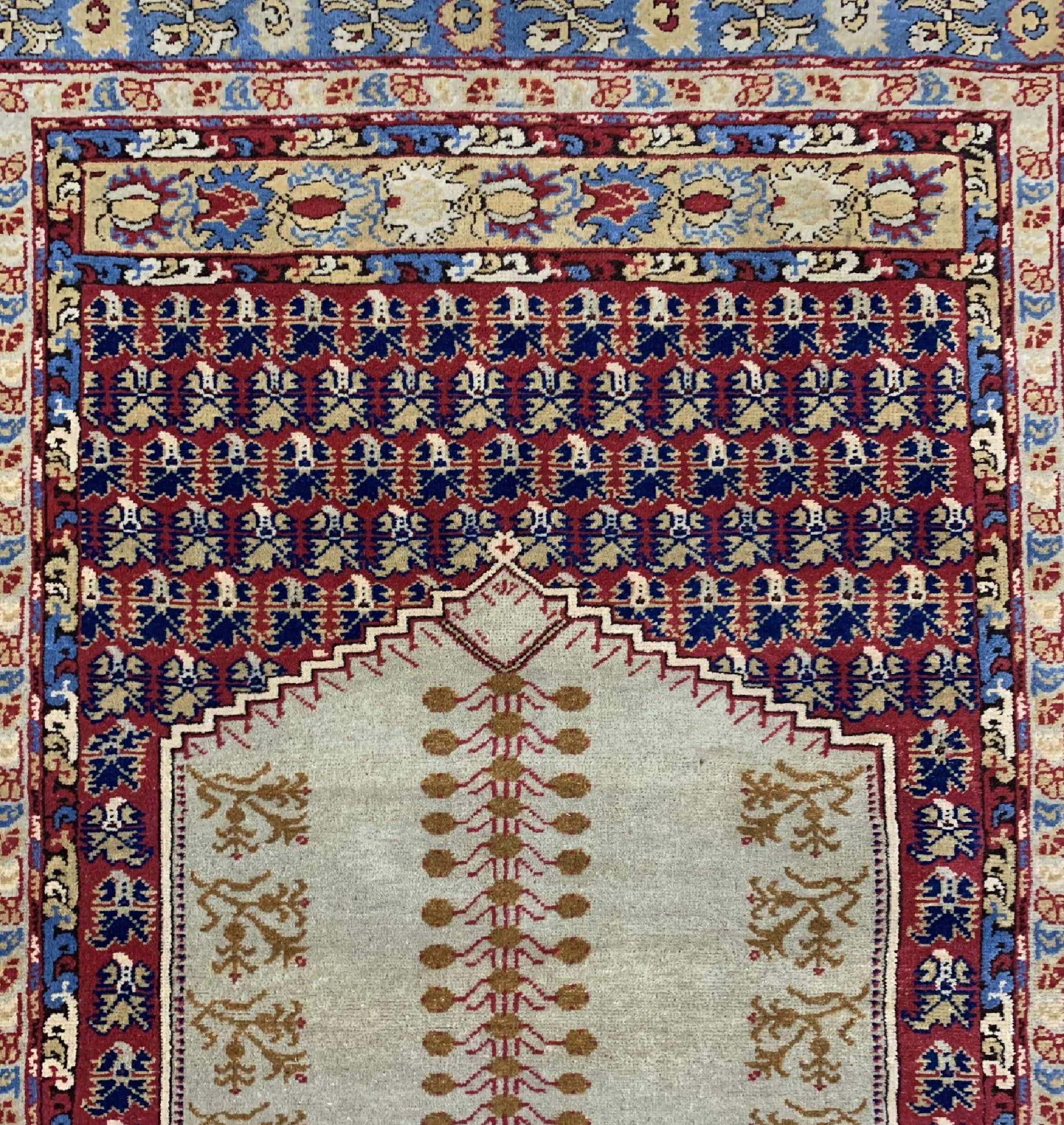 Detail c: Giordes alt, Türkei, um 1950, Wolle auf Wolle, ca. 175 x 125 cm, EHZ: 2