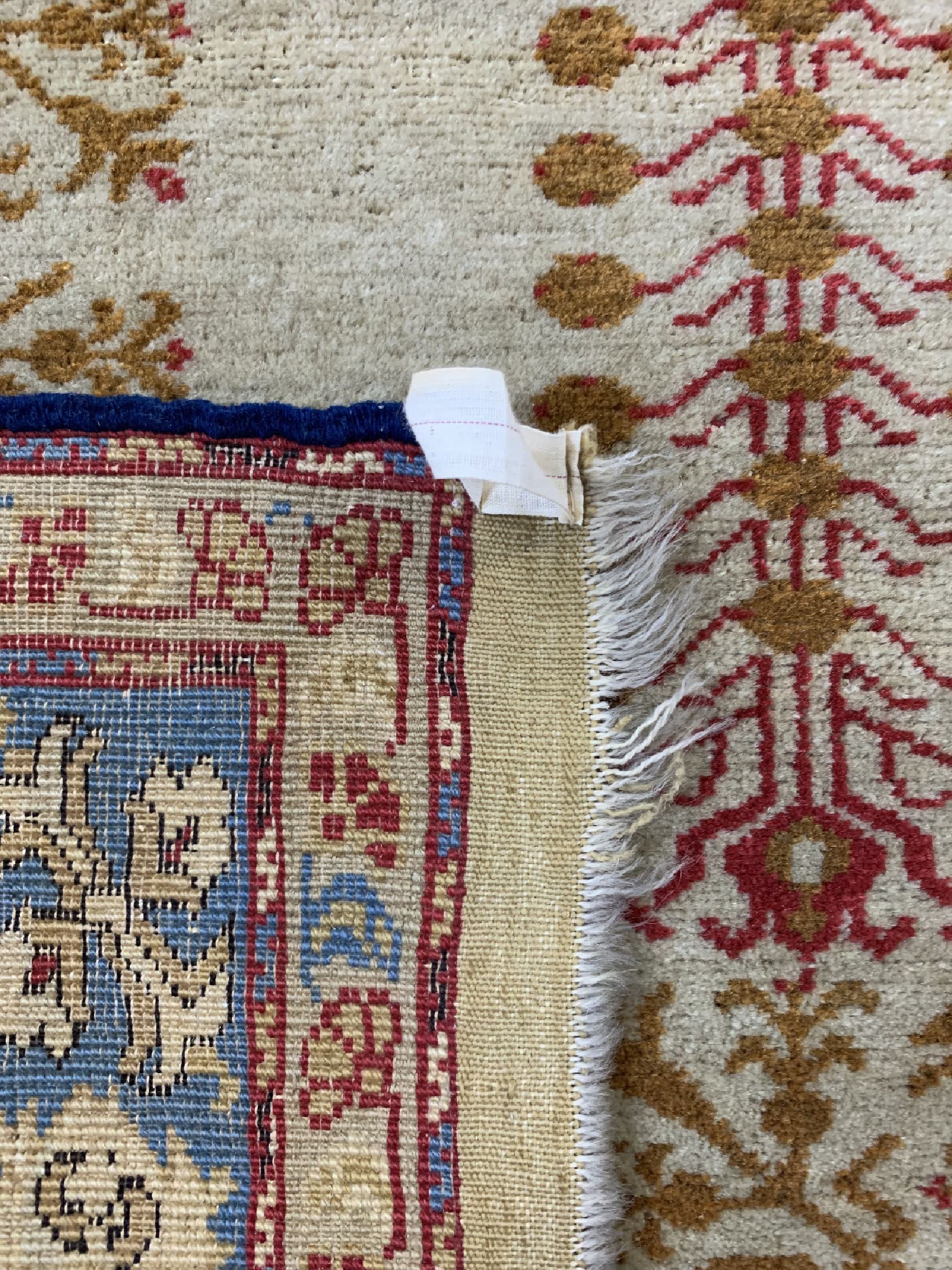 Detail e: Giordes alt, Türkei, um 1950, Wolle auf Wolle, ca. 175 x 125 cm, EHZ: 2