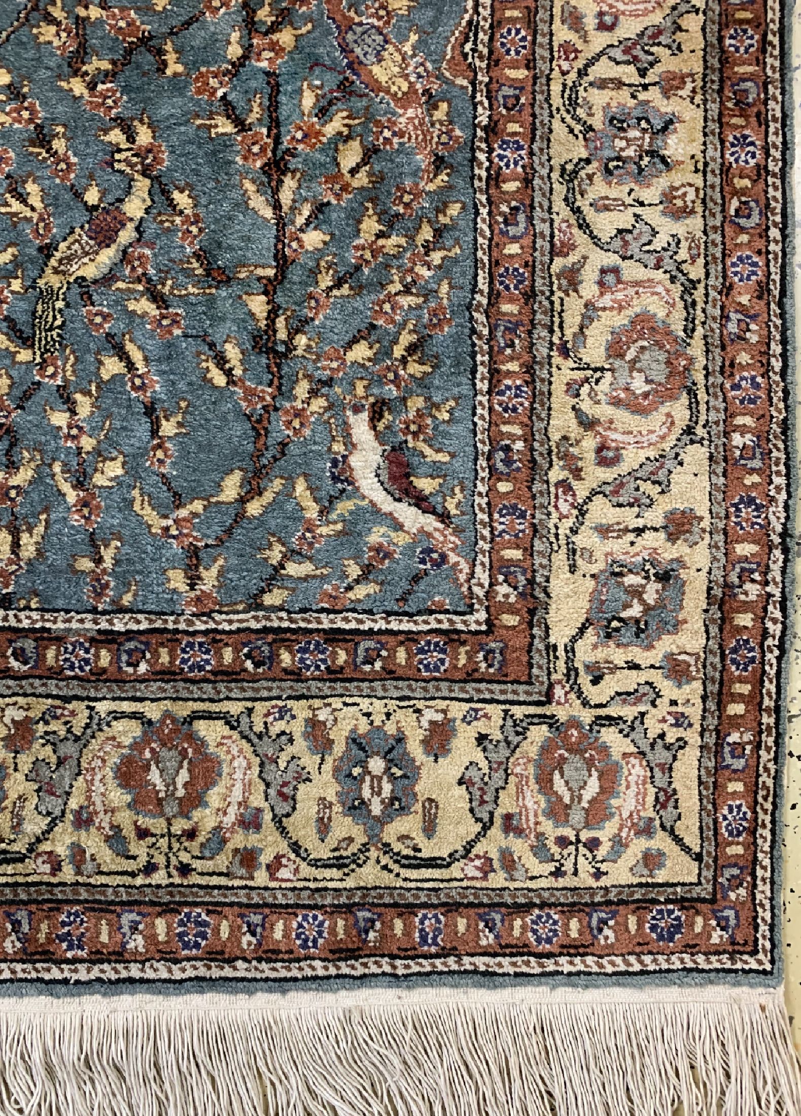 Detail a: Kayseri Flosch, Türkei, ca. 50 Jahre, merzerisierte Baumwolle, ca. 170 x 125 cm, EHZ: 2