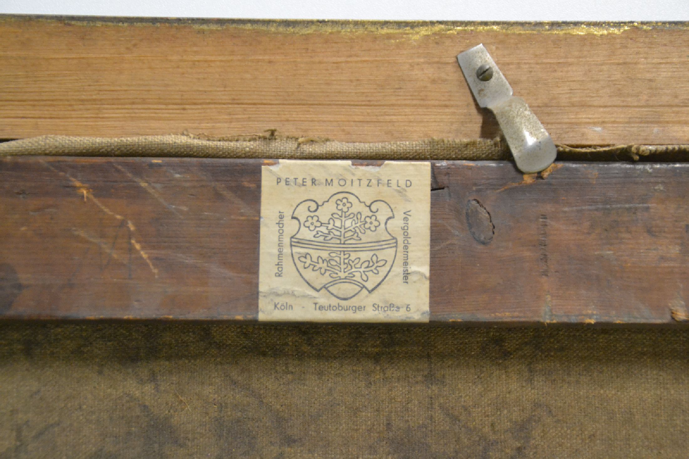 Detail f: Josef Eberz, 1880 Limburg a. d. Lahn - 1942 München, "Fuchsie im Topf", expressiver Duktus unter dünnem Farbauftrag, dunkles jedoch ...
