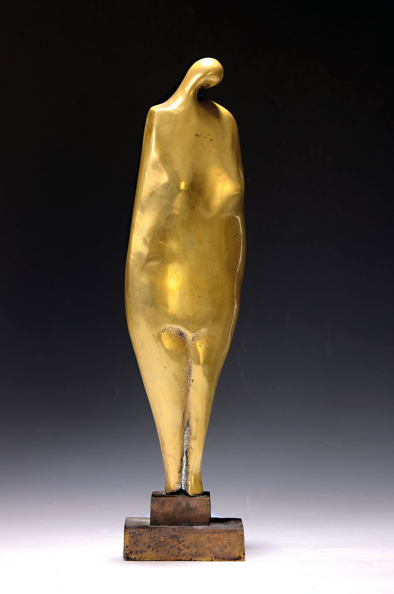 Dusanka Jovic, geb. 1944 Klicevac, Studium an der Akademie Belgrad, zahlreiche intern. Ausstellungen und Ehrungen, hier: stilisierte Frauenfigur, ...