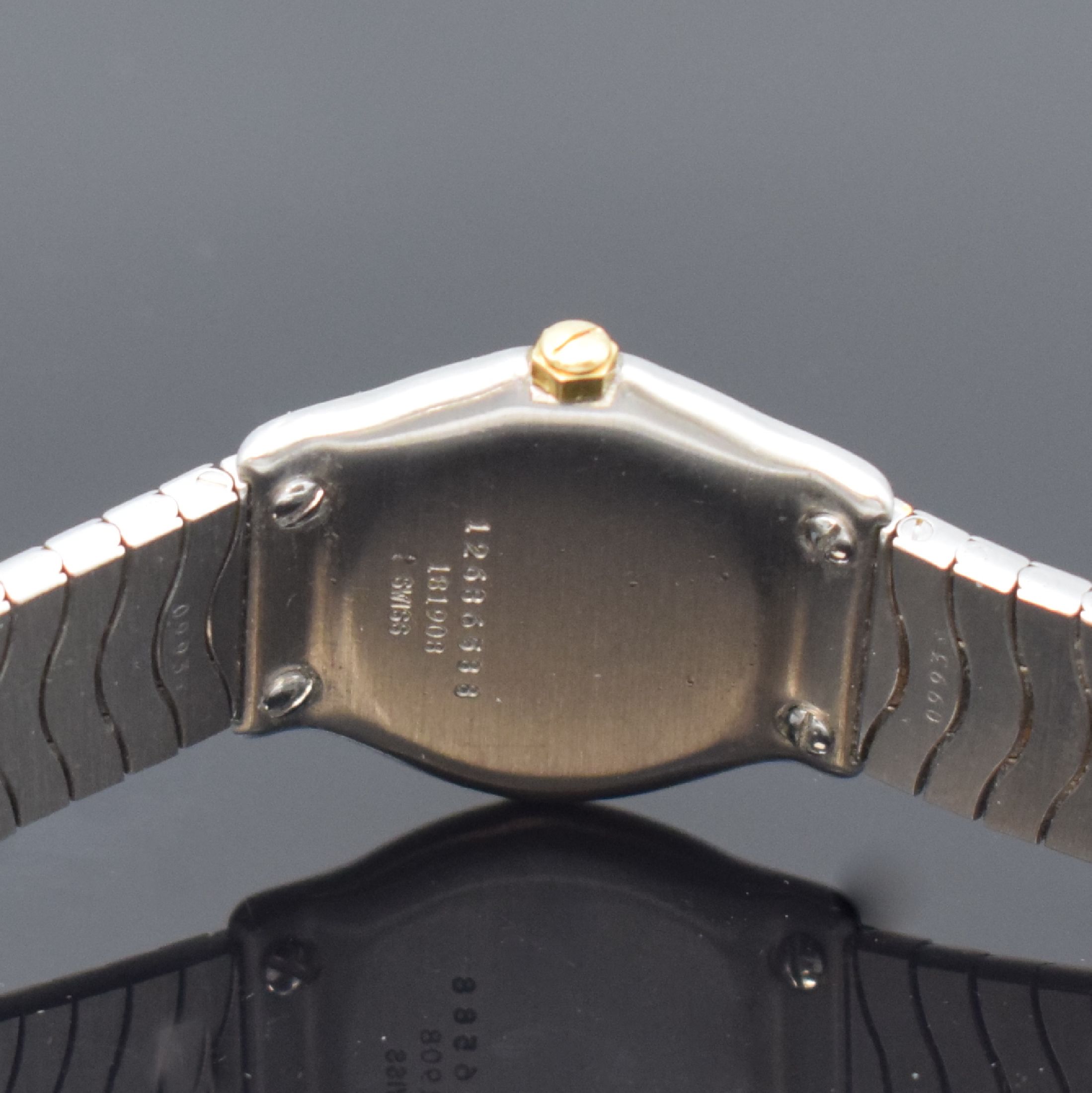 Detail d: EBEL Sport Classique Damenarmbanduhr Referenz 181908, Schweiz um 2000, quarz, Monocoque- Geh. in Edelstahl/Gold komb., Gliederband m. dopp. ...