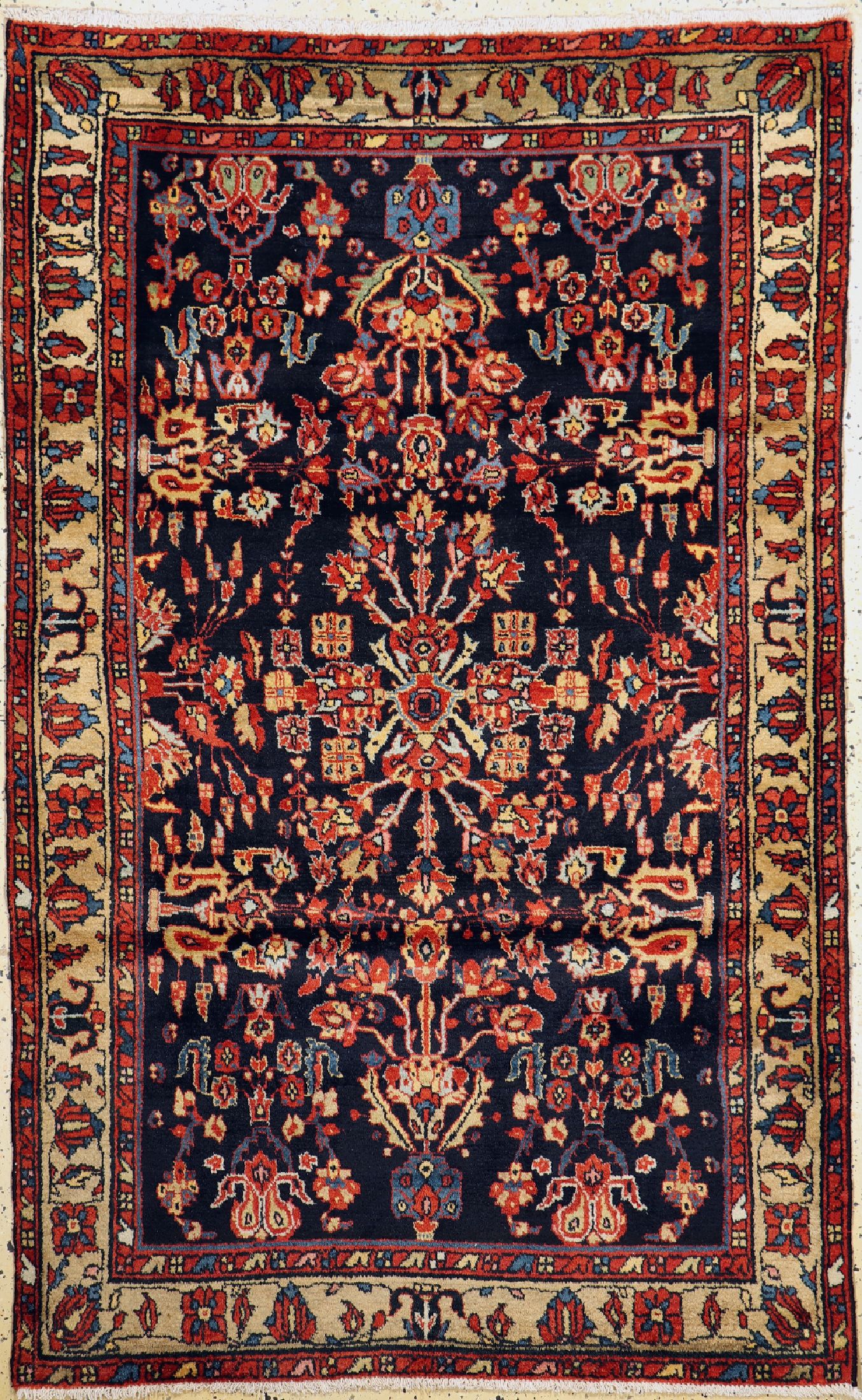 Hamadan alt, Persien, um 1940, Wolle auf Baumwolle, ca. 200 x 127 cm, EHZ: 2