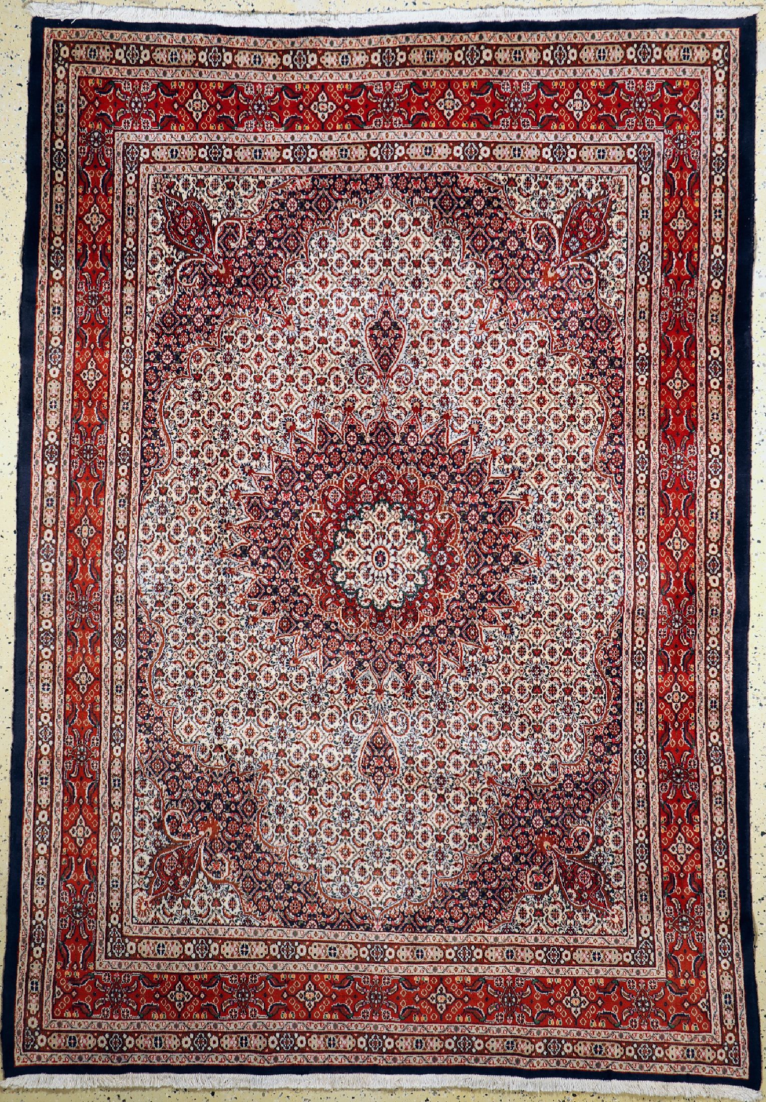 Mud, Persien, ca. 50 Jahre, Wolle auf Baumwolle, ca. 293 x 208 cm, gereinigt, EHZ: 1-2