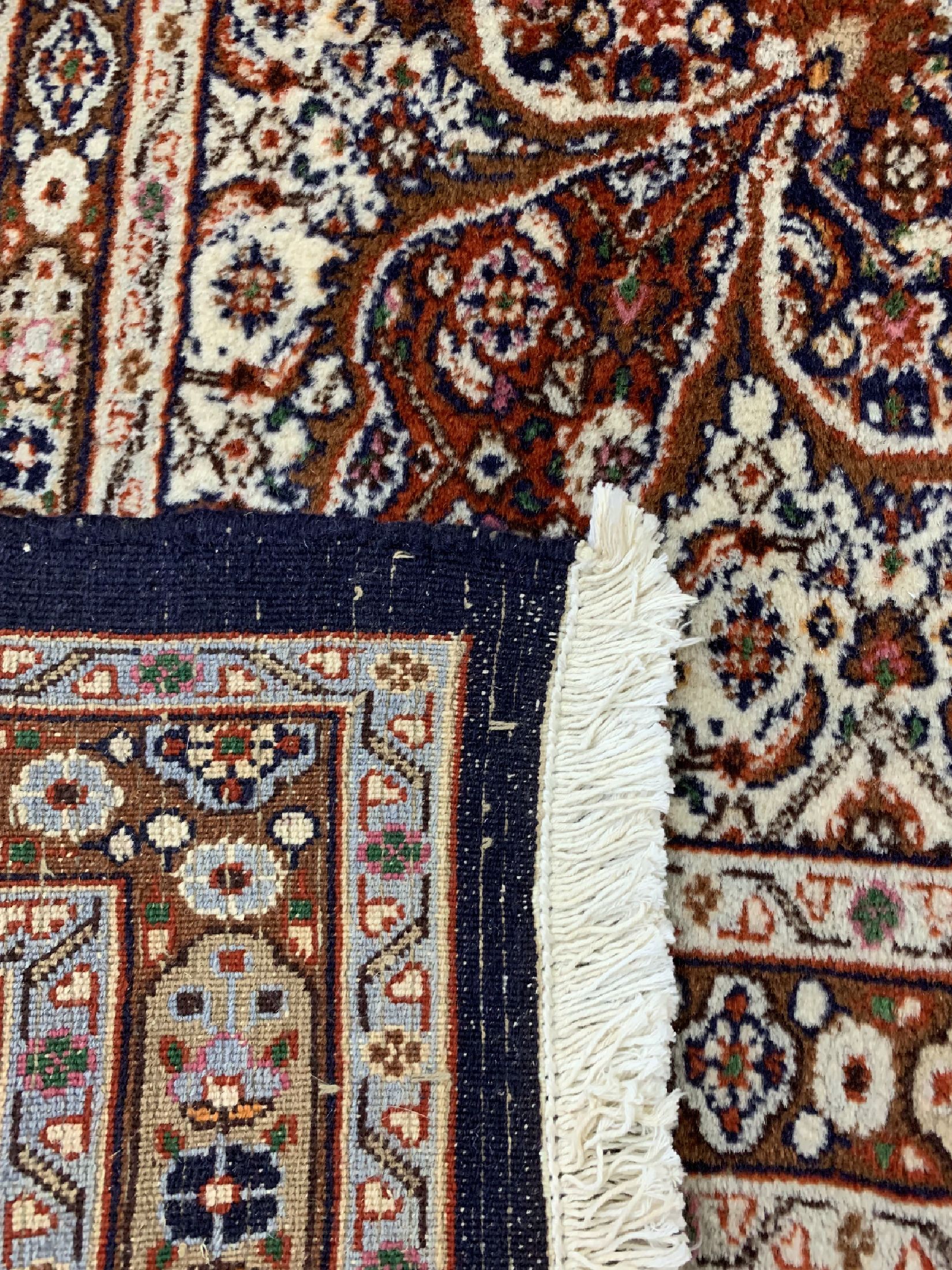 Detail e: Mud, Persien, ca. 50 Jahre, Wolle auf Baumwolle, ca. 293 x 208 cm, gereinigt, EHZ: 1-2