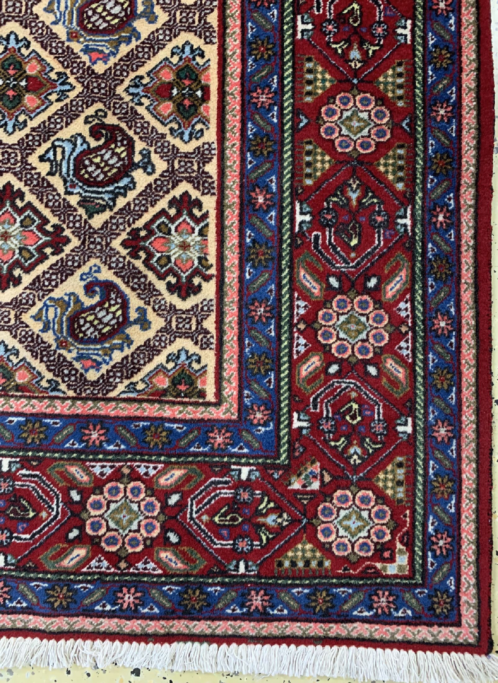 Detail a: Abadeh alt, Persien, um 1960, Wolle auf Baumwolle, ca. 296 x 196 cm, gereinigt, EHZ: 1-2