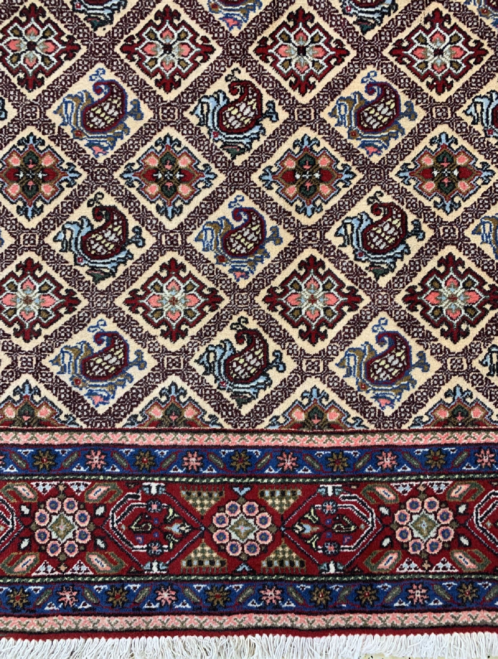 Detail b: Abadeh alt, Persien, um 1960, Wolle auf Baumwolle, ca. 296 x 196 cm, gereinigt, EHZ: 1-2