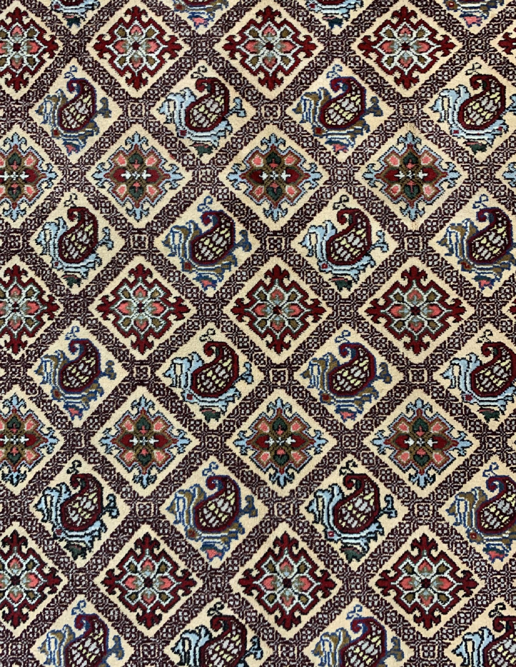 Detail c: Abadeh alt, Persien, um 1960, Wolle auf Baumwolle, ca. 296 x 196 cm, gereinigt, EHZ: 1-2