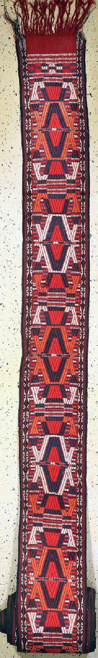 Zeltband antik, Turkmenistan, um 1900, Wolle auf Wolle, ca. 1700 x 30 cm, EHZ: 2