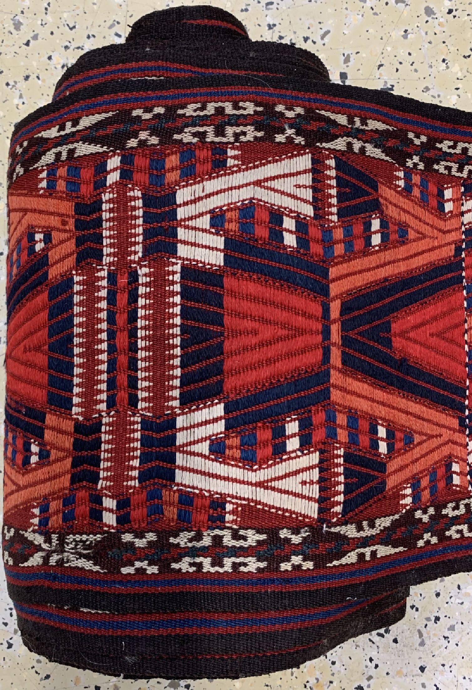Detail c: Zeltband antik, Turkmenistan, um 1900, Wolle auf Wolle, ca. 1700 x 30 cm, EHZ: 2