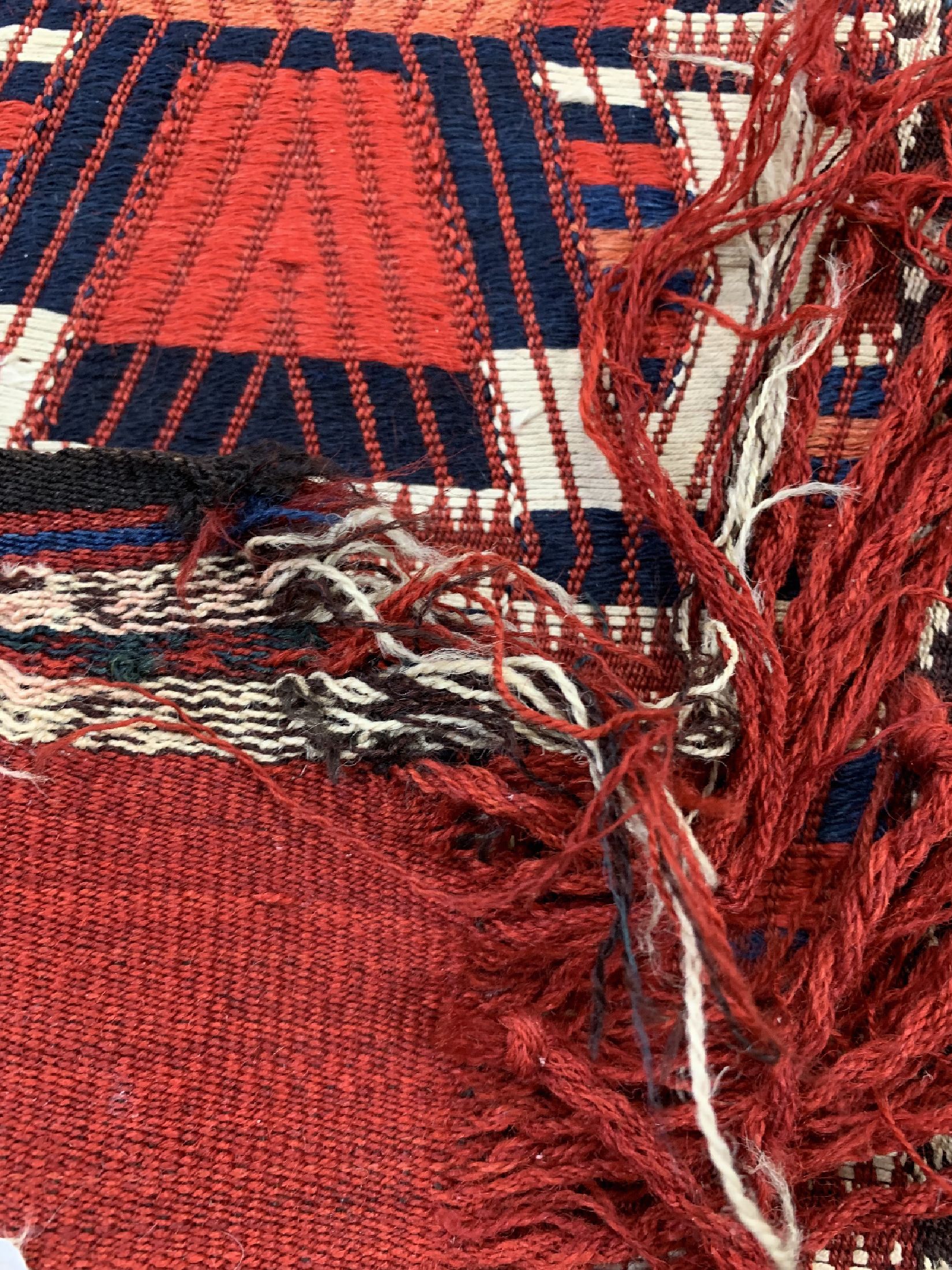 Detail e: Zeltband antik, Turkmenistan, um 1900, Wolle auf Wolle, ca. 1700 x 30 cm, EHZ: 2