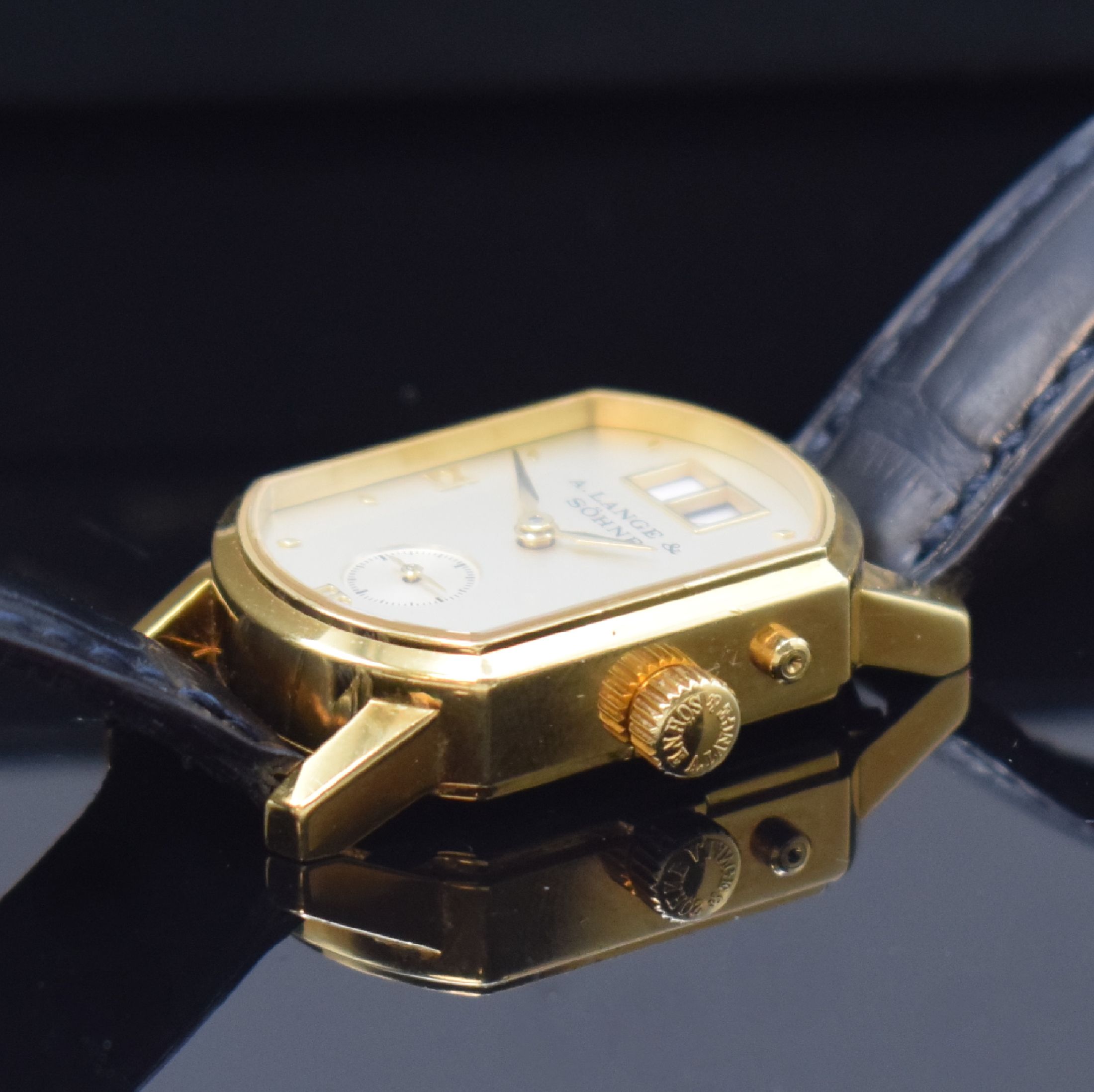 Detail d: A. LANGE & SÖHNE Arkade feine Damenarmbanduhr in GG 750/000 Ref. 103.021 mit original Box und Papieren, Deutschland verk. 10/2000 lt. beil. ...