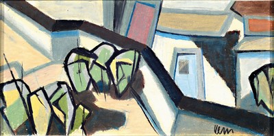 Image Hans Kern, 1907-1997 Nürnberg, Landschaft, um 1950, Pastellkreide auf Karton, ...