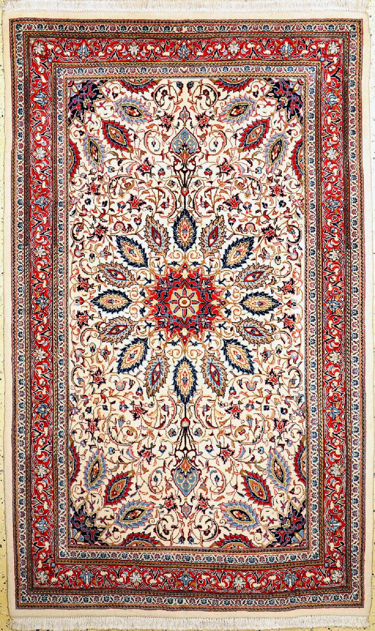 Sarogh, Persien, ca. 50 Jahre, Wolle auf Baumwolle, ca. 213 x 144 cm, EHZ: 1-2