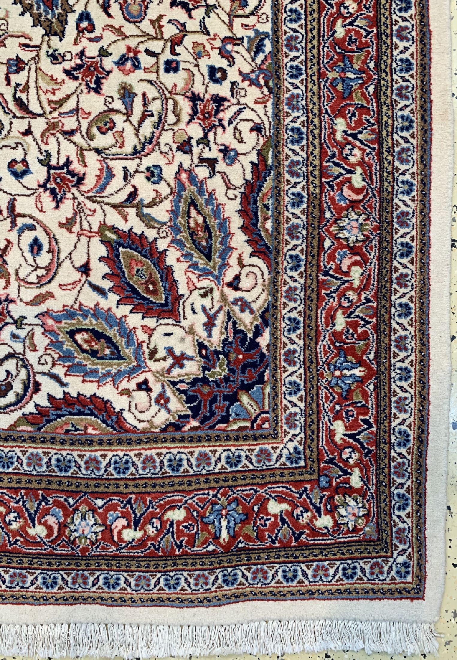 Detail a: Sarogh, Persien, ca. 50 Jahre, Wolle auf Baumwolle, ca. 213 x 144 cm, EHZ: 1-2