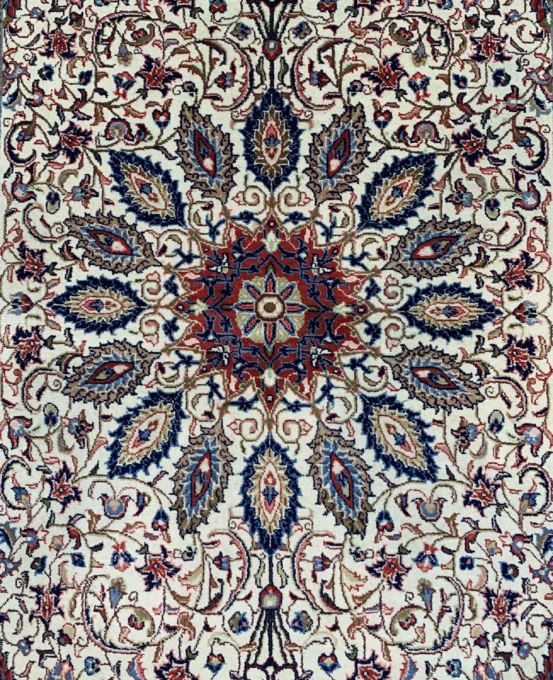 Detail c: Sarogh, Persien, ca. 50 Jahre, Wolle auf Baumwolle, ca. 213 x 144 cm, EHZ: 1-2
