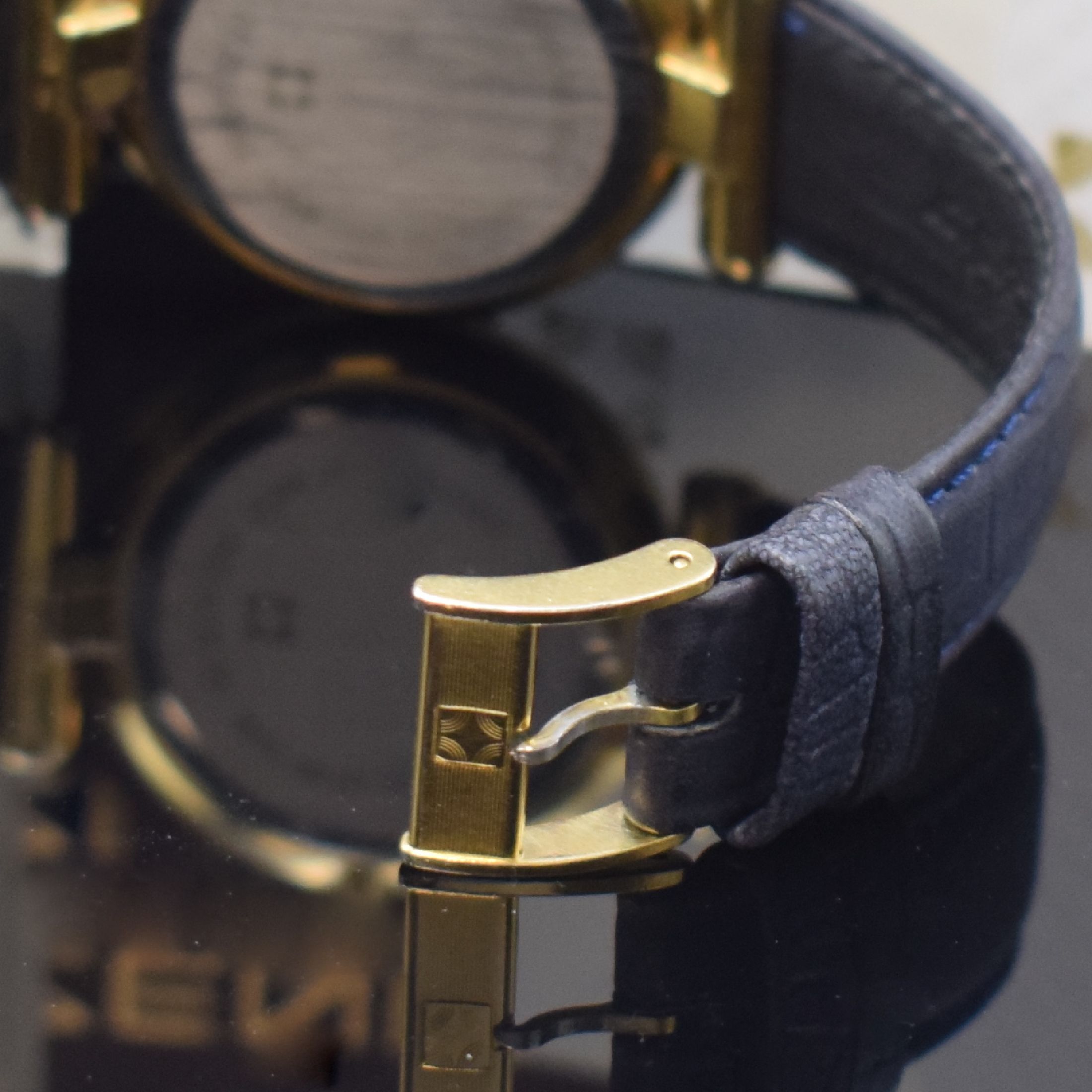 Detail b: ZENITH Pacific Armbanduhr Referenz 27.2010.393 mit Vollkalender, Schweiz verk. lt. beil. Pap. 02/1995, quarz, verg. Geh., Stahlboden gedr., neutr. ...