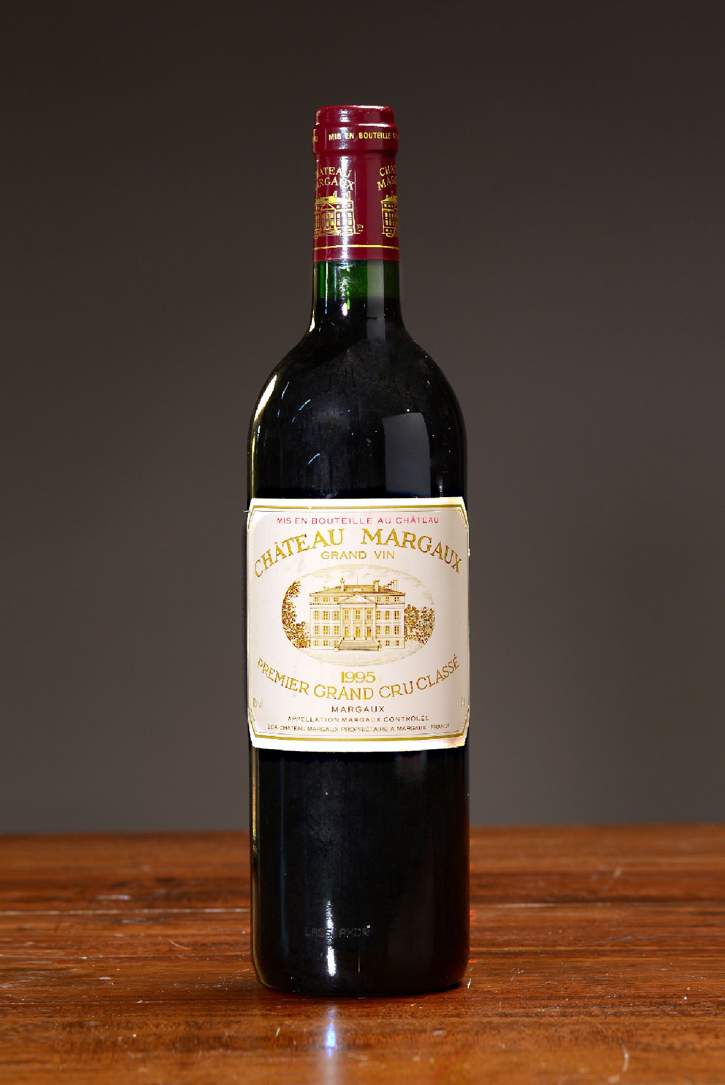 1 Fl. 1995 Chateau Margaux, Premier Grand Cru Classé, Margaux, 12.5 % vol., 75cl, Top Shoulder, nicht verkostet