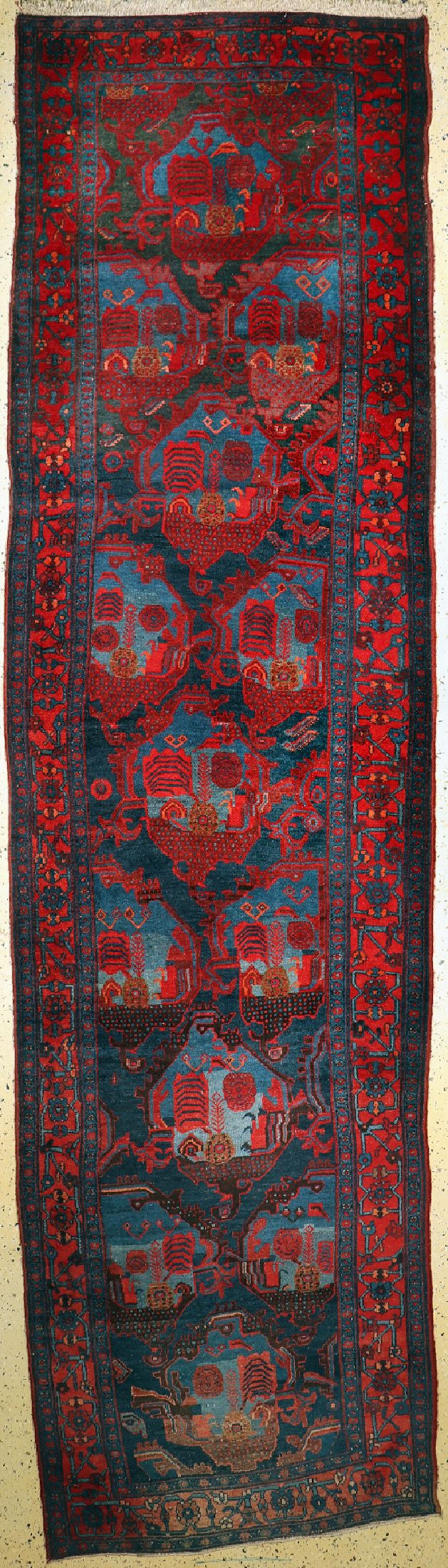 Kordi alt, Persien, um 1930, Wolle auf Baumwolle, ca. 450 x 120 cm, EHZ: 2