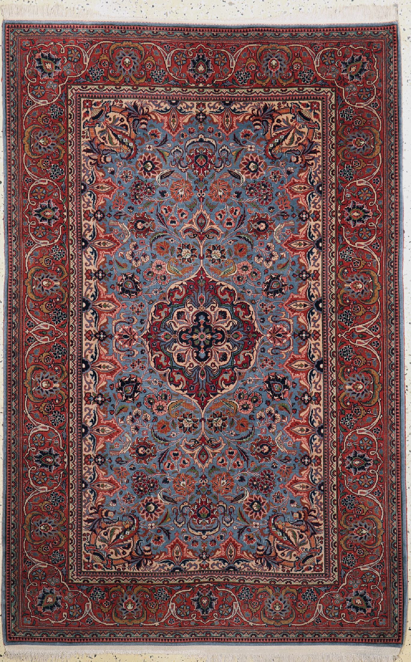 Keschan alt, Persien, um 1950, Wolle auf Baumwolle, ca. 203 x 130 cm, EHZ: 2-3