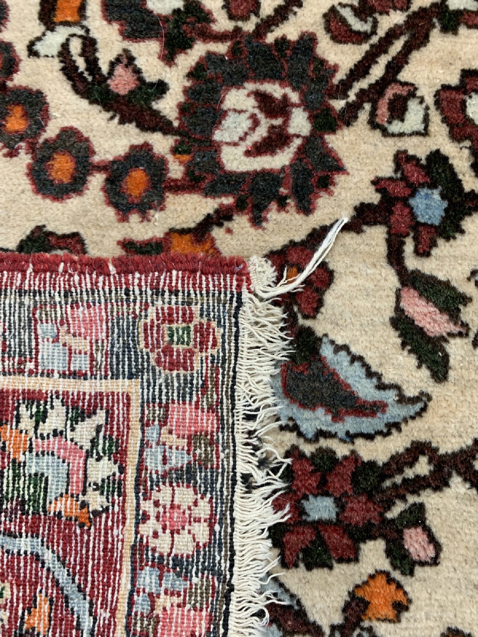 Detail e: Esfahan Mobarake, Persien, um 1940, Wolle auf Baumwolle, ca. 210 x 143 cm, EHZ: 2