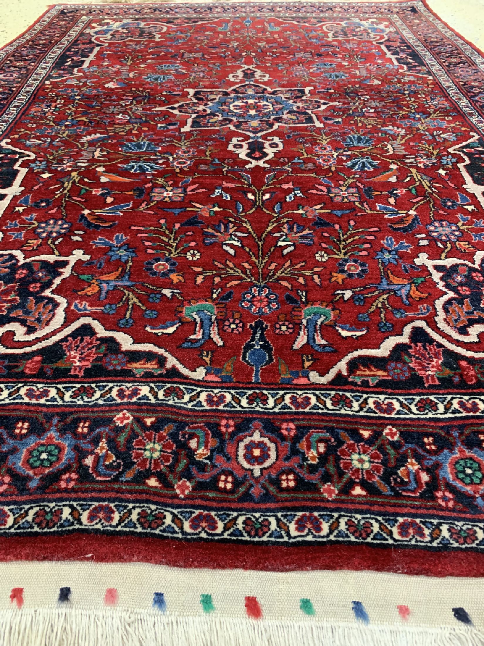Detail c: Bidjar alt, Persien, um 1960, Wolle auf Baumwolle, ca. 165 x 115 cm, EHZ: 2