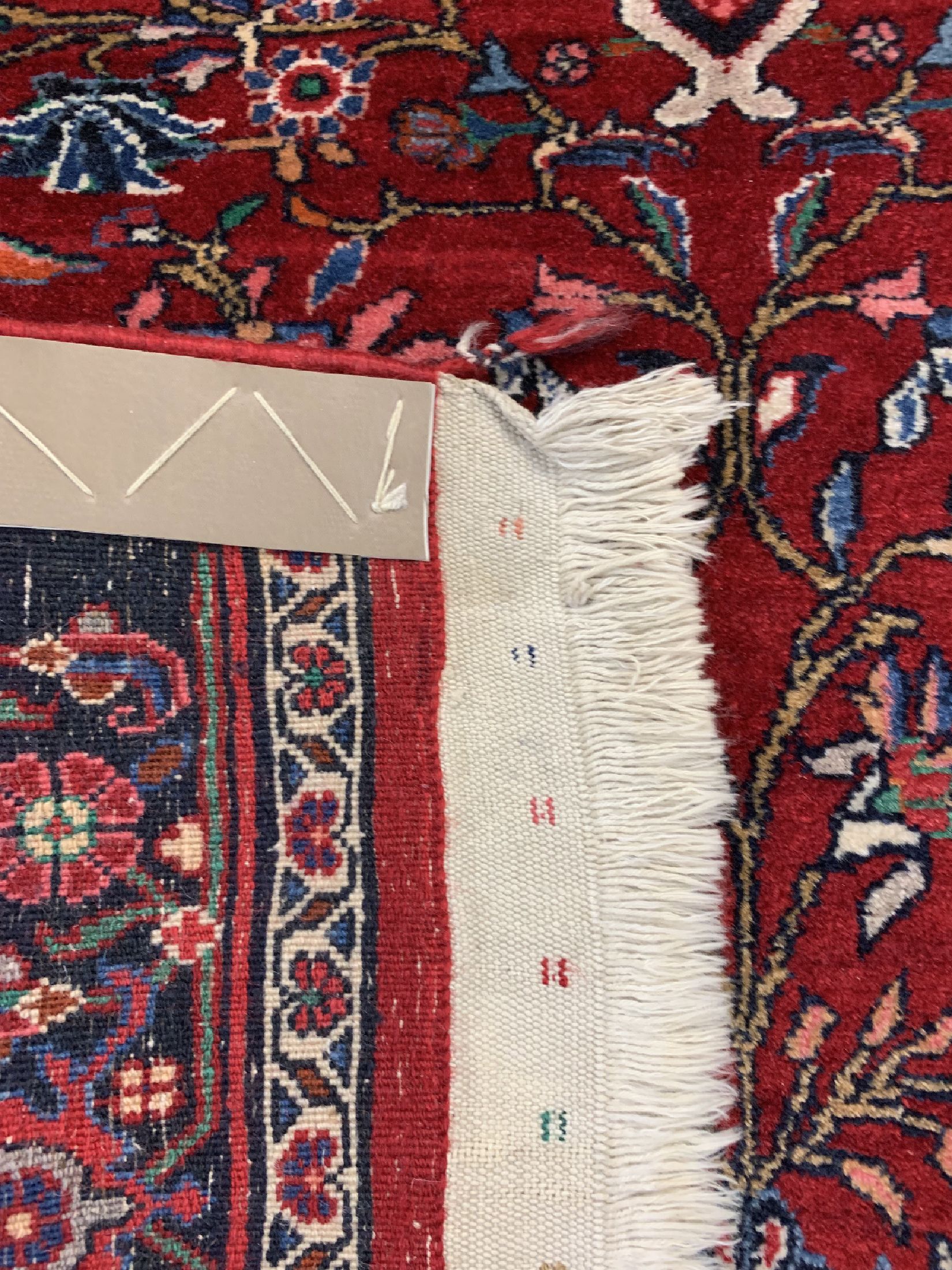 Detail d: Bidjar alt, Persien, um 1960, Wolle auf Baumwolle, ca. 165 x 115 cm, EHZ: 2