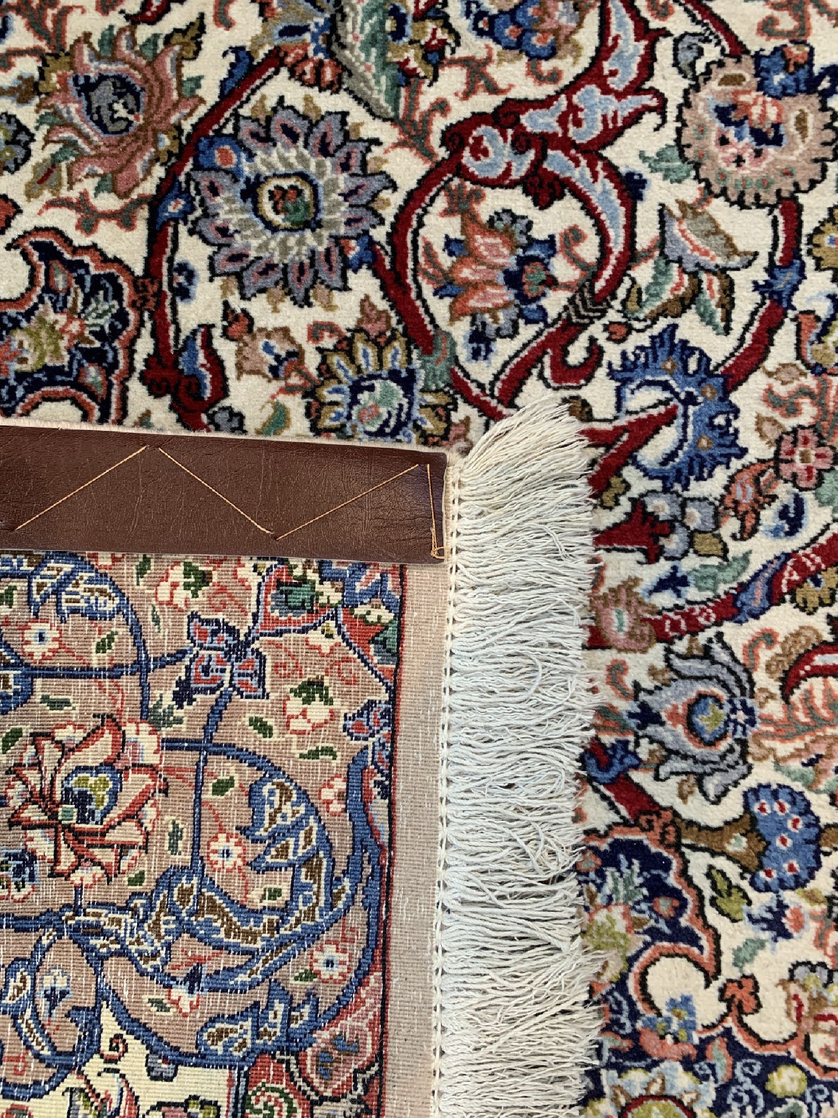 Detail d: Sarogh Ghiasabad fein, Persien, um 1960, Korkwolle auf Baumwolle, ca. 223 x 145 cm, EHZ: 2
