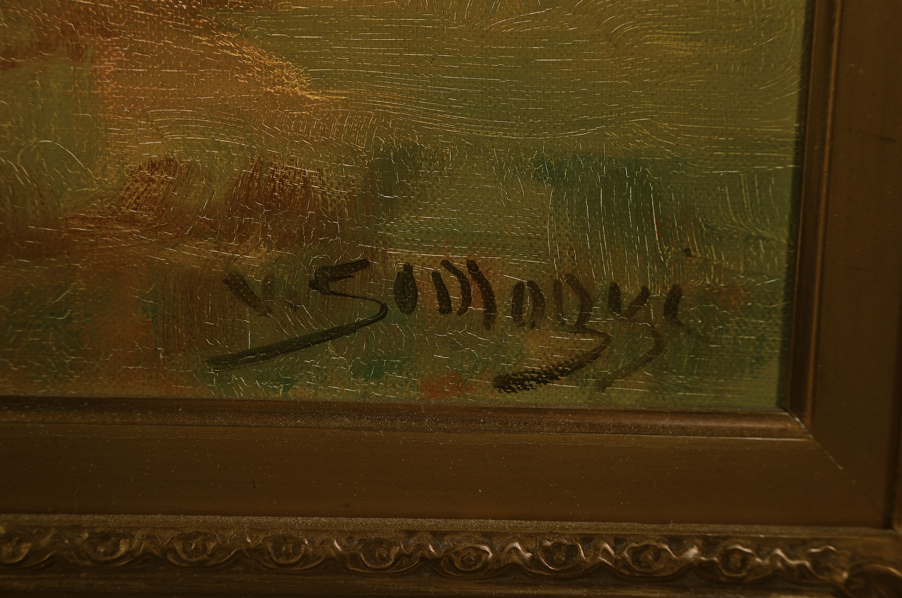 Detail a: Istvan von Somogyi, 1897 Ogyalla-1971 Budapest, Studium an der Akademie Budapest, war tätig in Deutschland, besonders bekannt für seine dynamischen ...